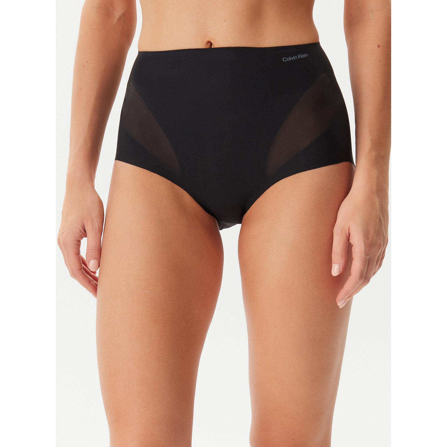 Calvin Klein Sculpted Mesh Brief Schwarz Small Damen