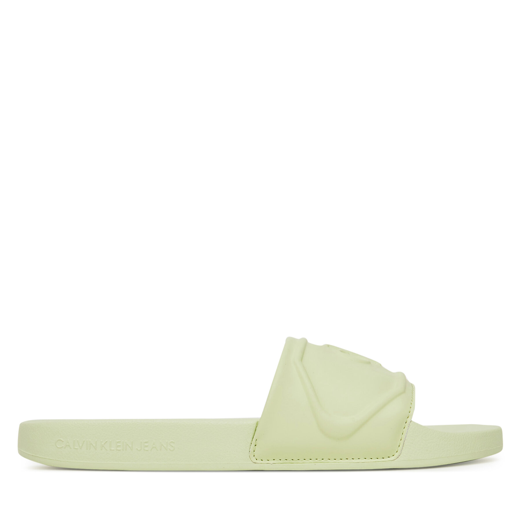 Šľapky Calvin Klein Jeans Slide Pu Hf Mg YW0YW01879 Zelená