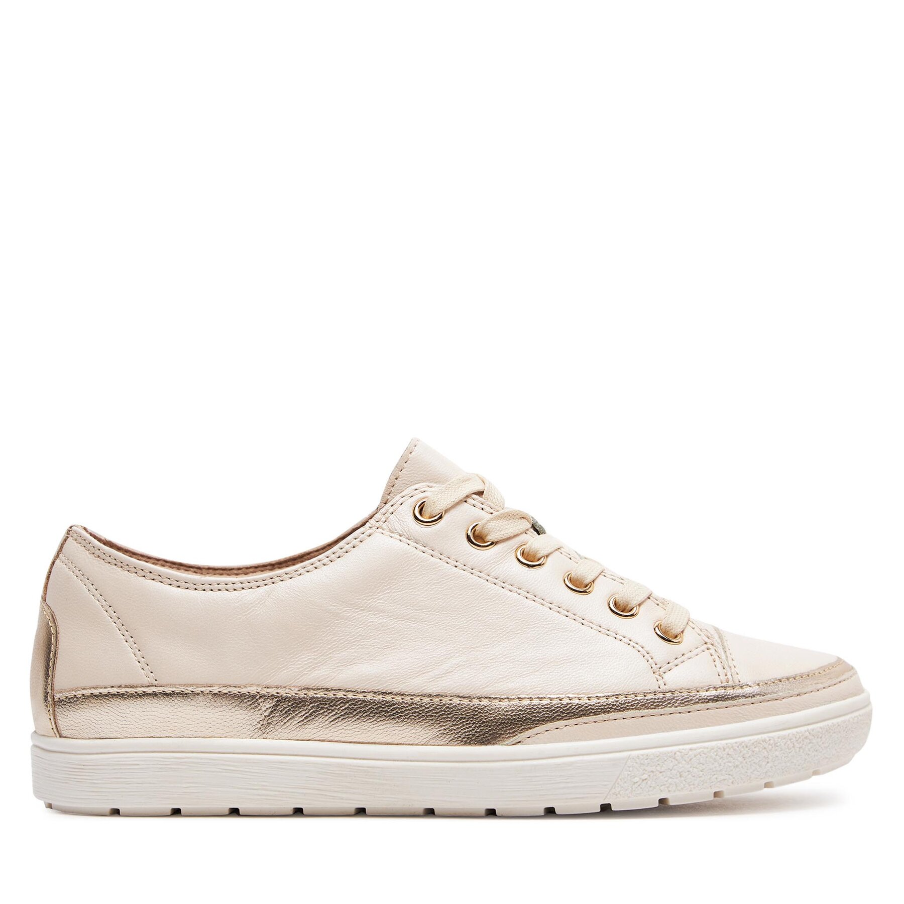 Damen Sneakers Caprice, Schuhgröße 40_5, Écru, 9-23654-42