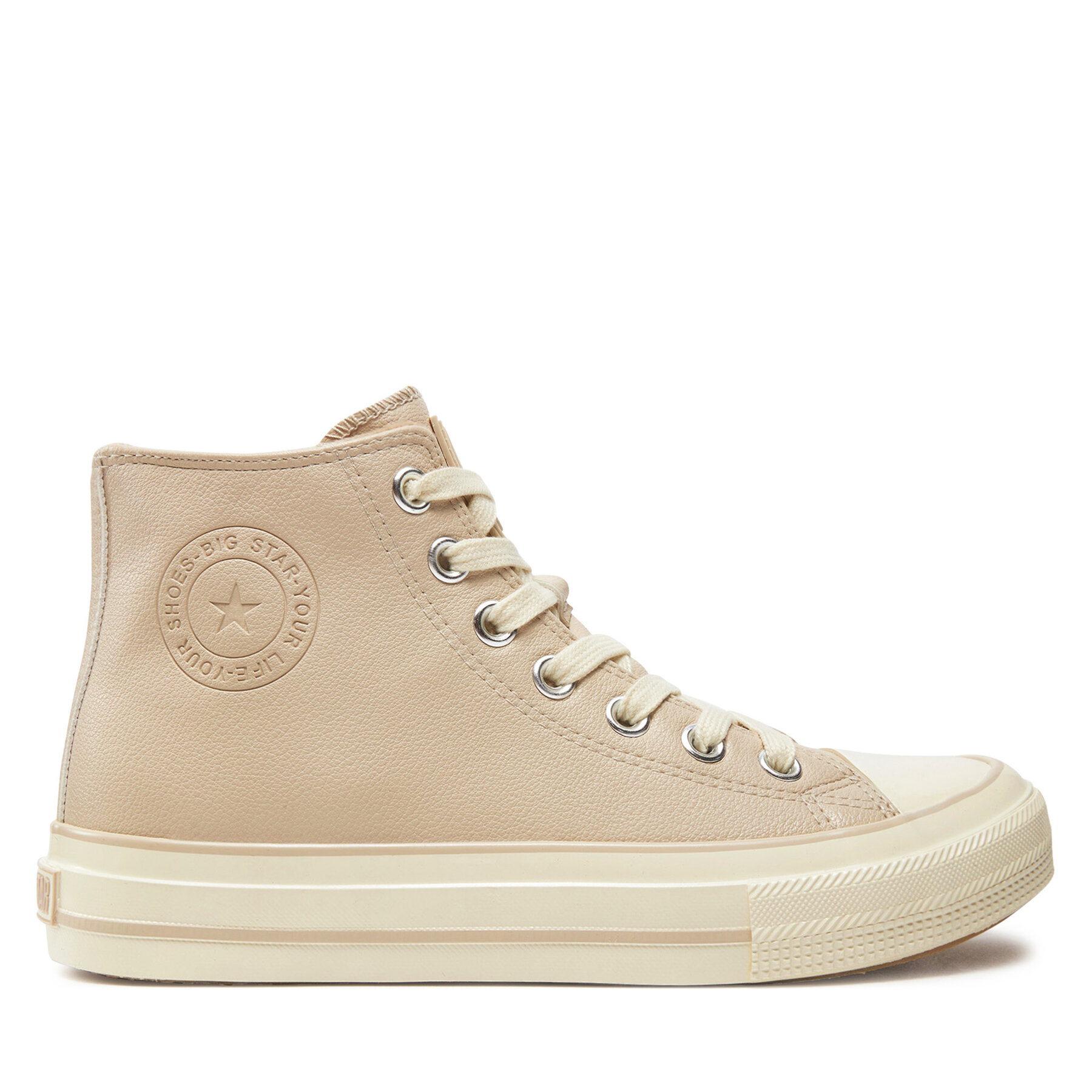 Dámske Plátenky Big Star Shoes, Rozmer: 37, Béžová, OO274934