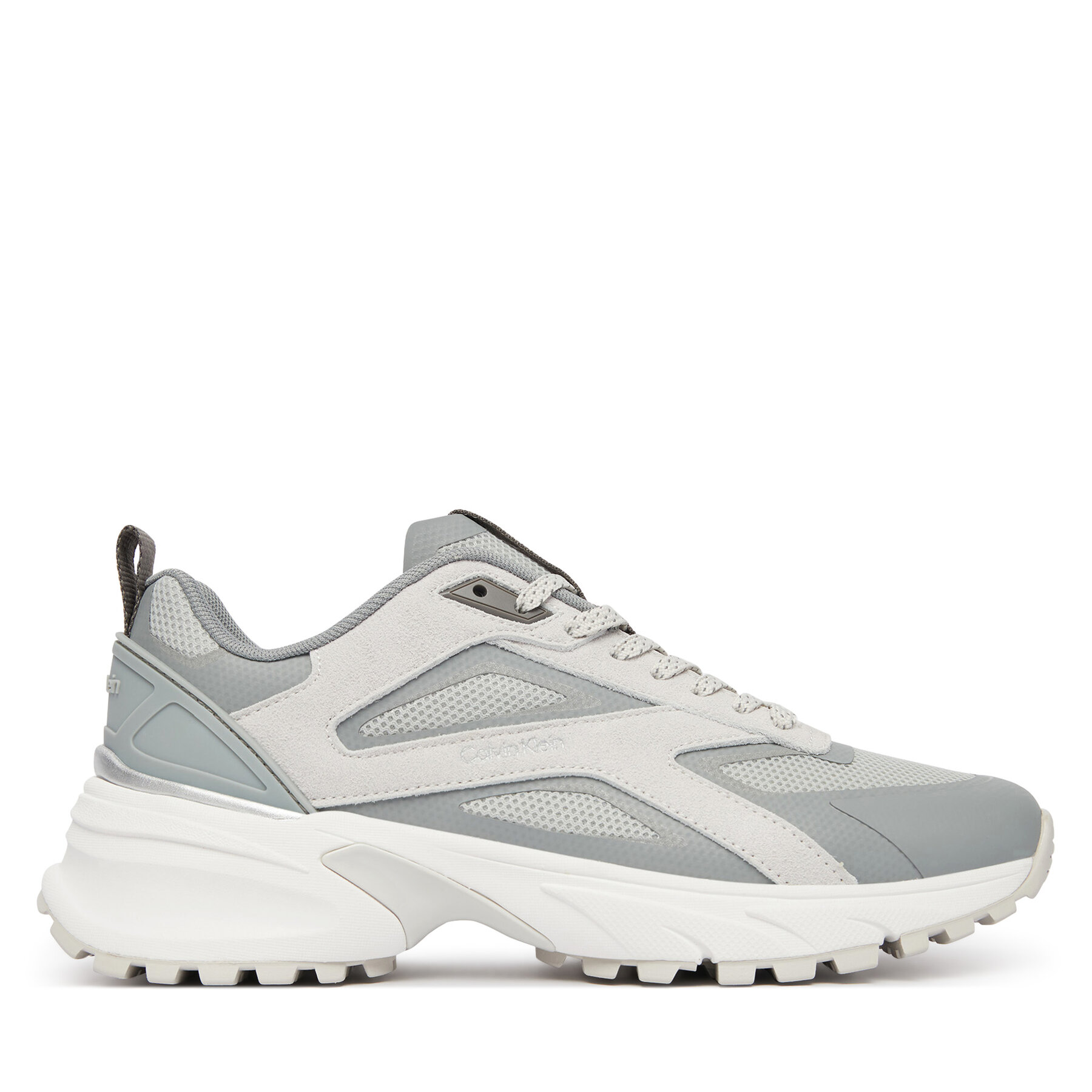 Tenisice Calvin Klein Hike Runner Ck Stripe Refl Su HW0HW03107 Siva