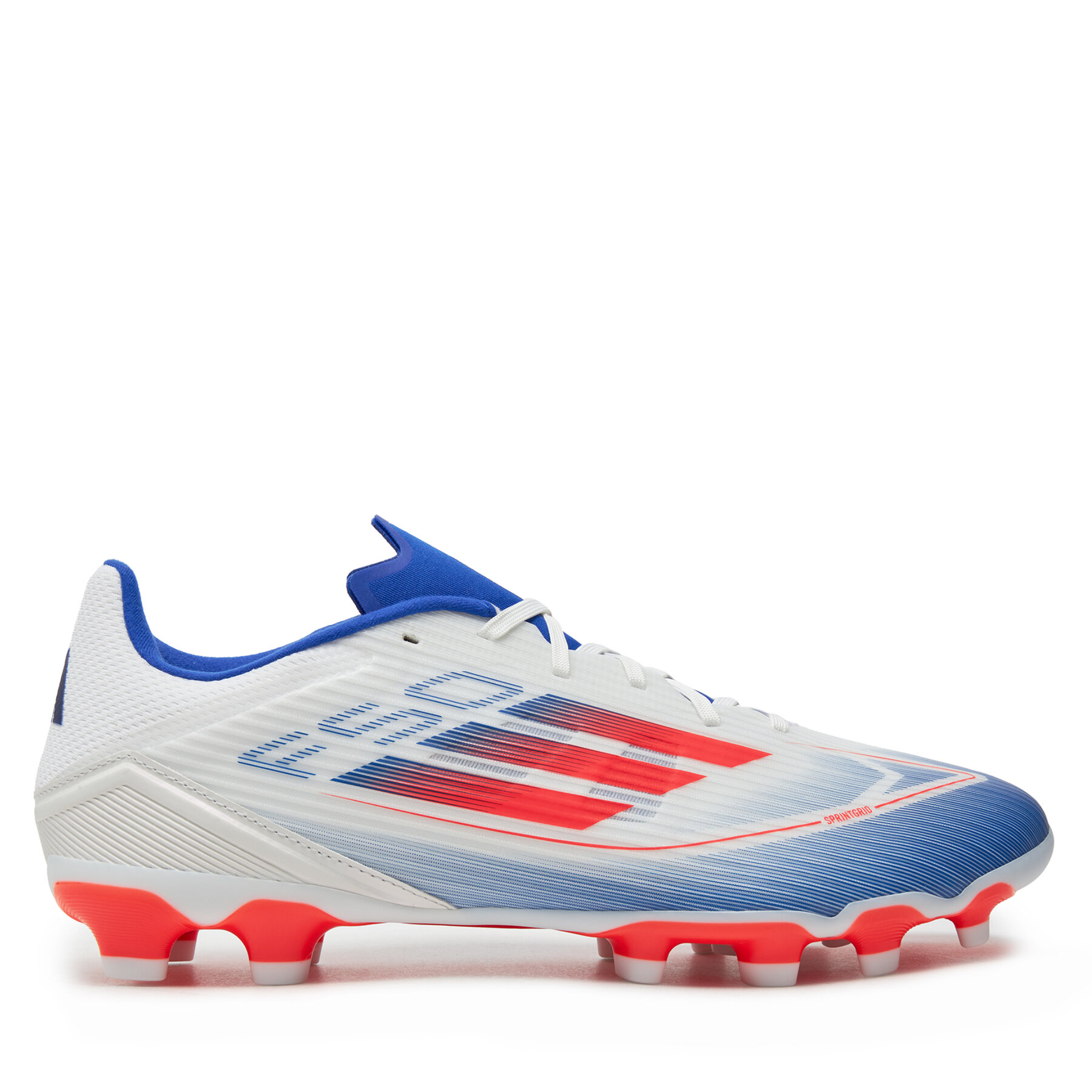 Ghete pentru fotbal adidas F50 League MG IF1341 Alb