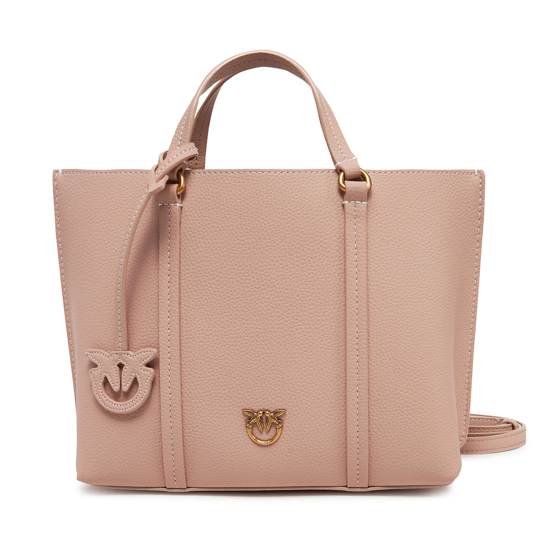 Kabelka PINKO Carrie Shopper Classic AI 24-25 PLTT 102833 A1LF Ružová