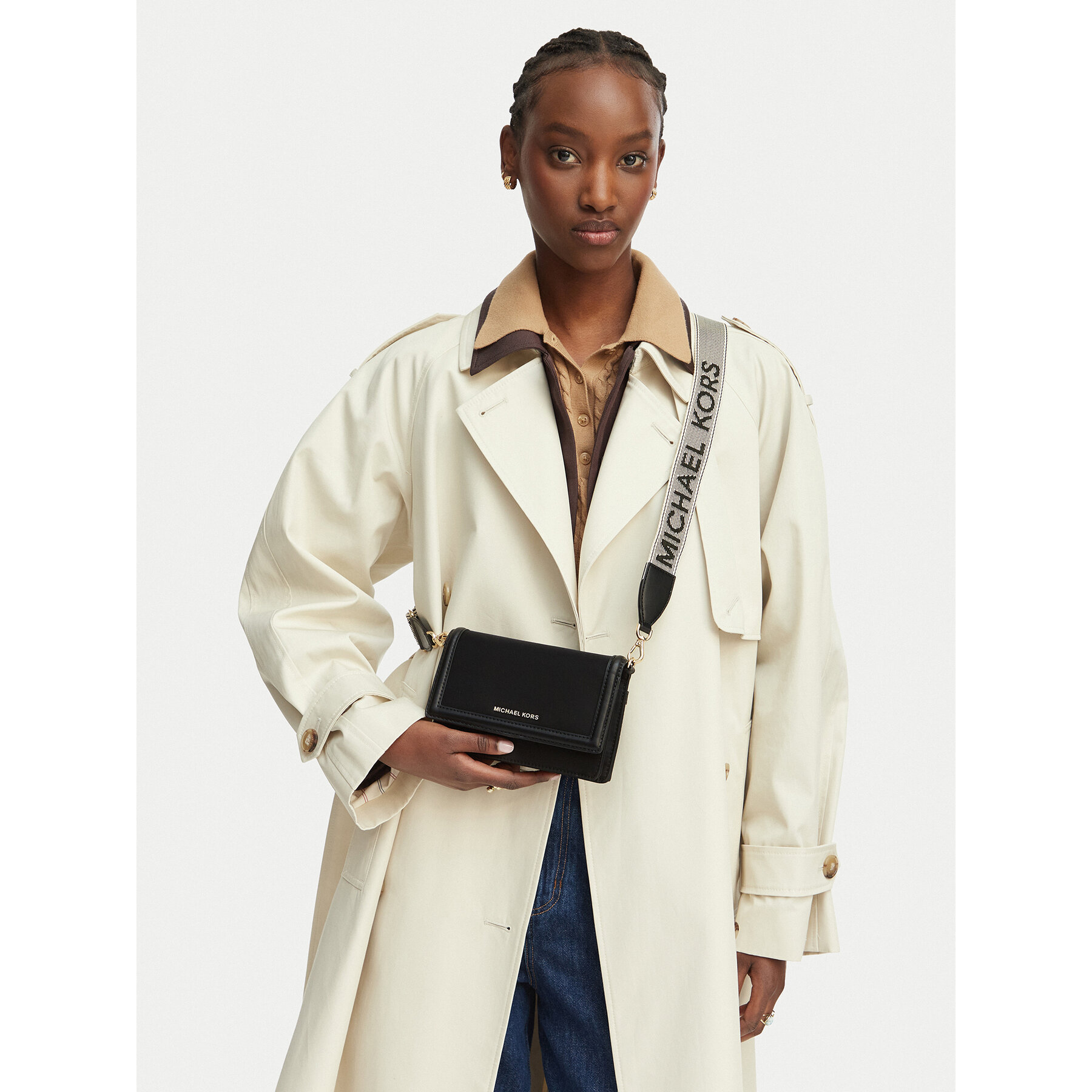 Τσάντα MICHAEL Michael Kors 32F3GJ6C1I Μαύρο