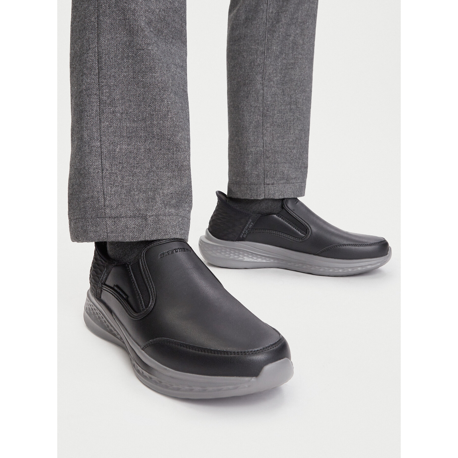 Poltopánky Skechers Slade 205237 Čierna