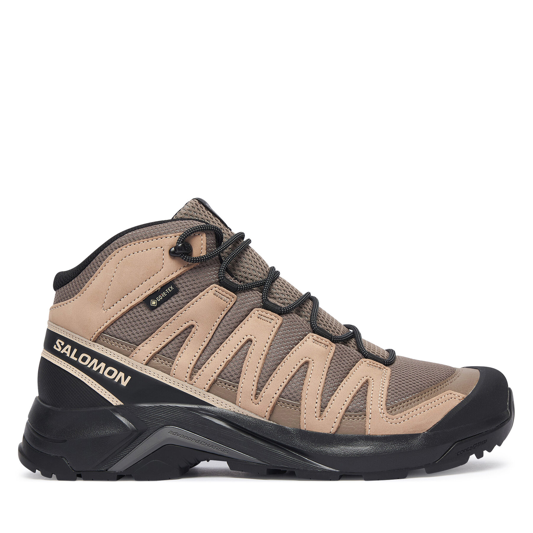 Trekingová obuv Salomon X-Adventure Recon Mid Gtx L49095500 Hnedá