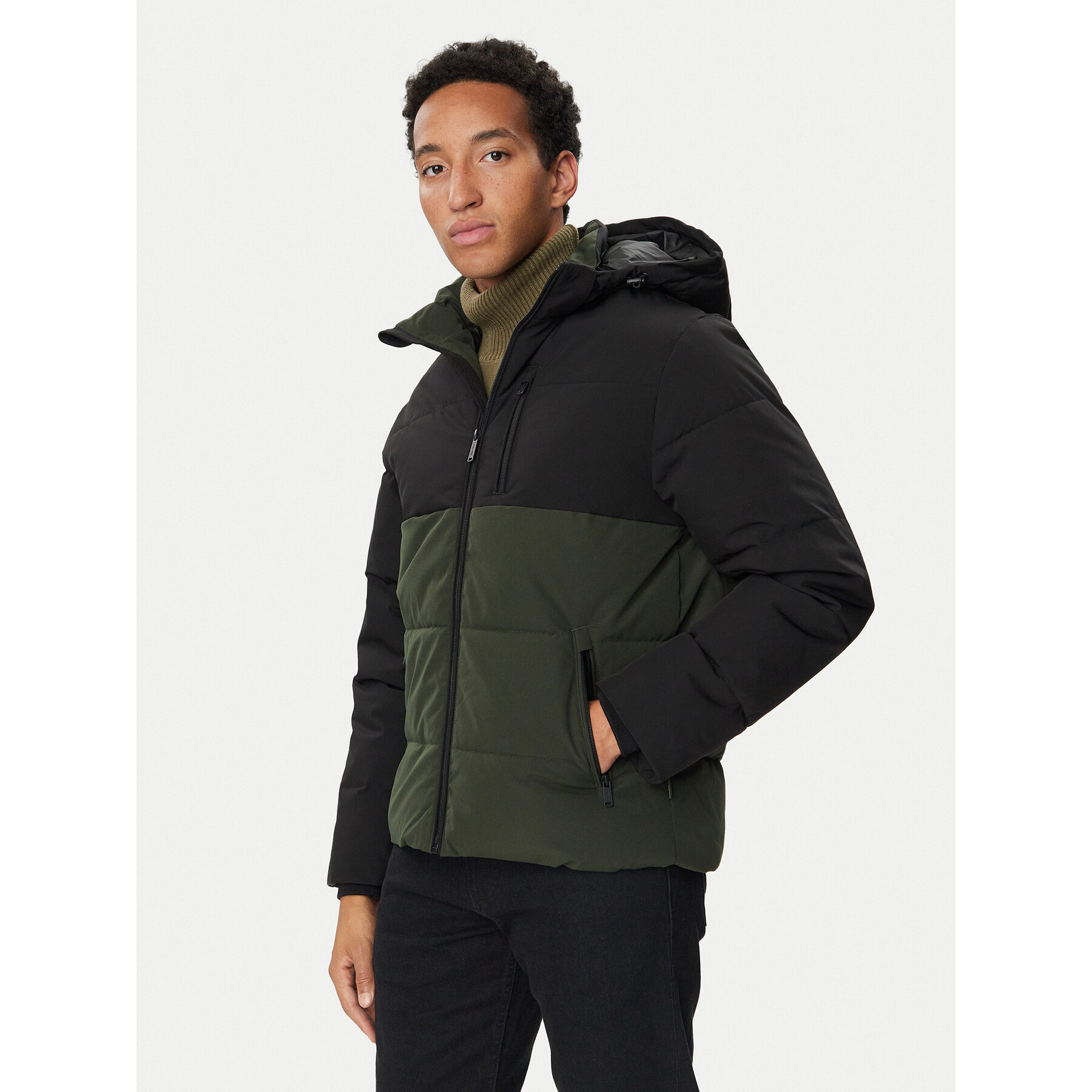 Jack & Jones Winterjacke Becks 12298858 Grün Regular Fit