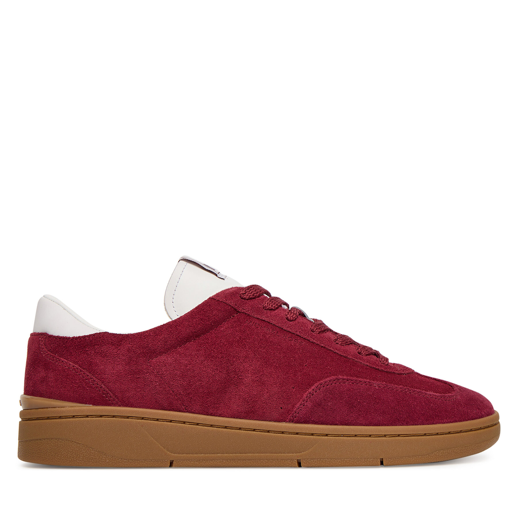 Sneakersy MICHAEL Michael Kors Wilton 42T5WLFS1S Bordó