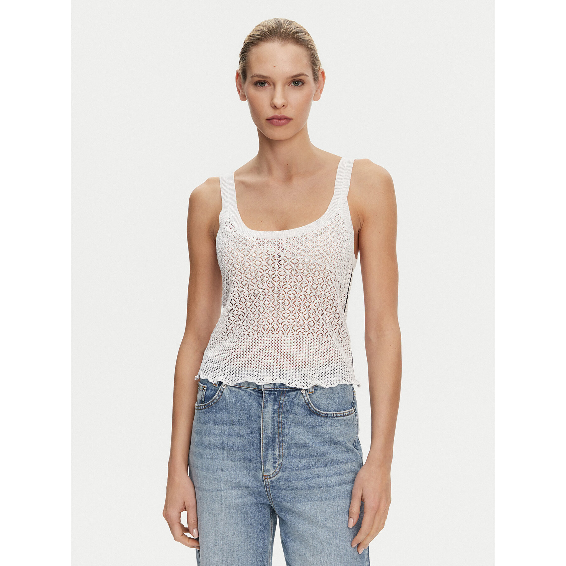 PINKO Marškinėliai 104642 A2EB Z04 Balta Regular Fit