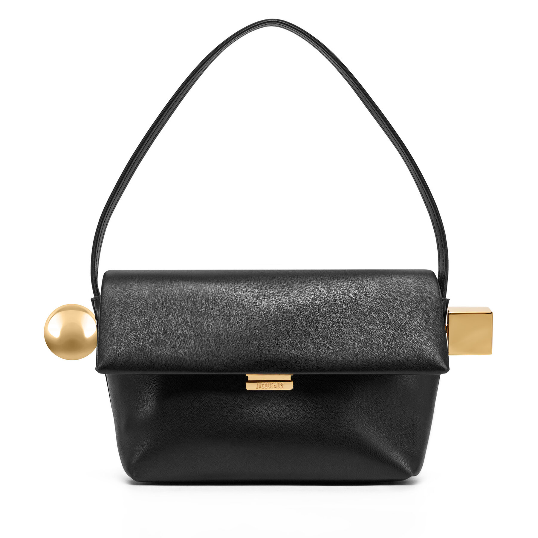 Borsetta JACQUEMUS Le Rond Carre 24H243BA383-3171 Nero