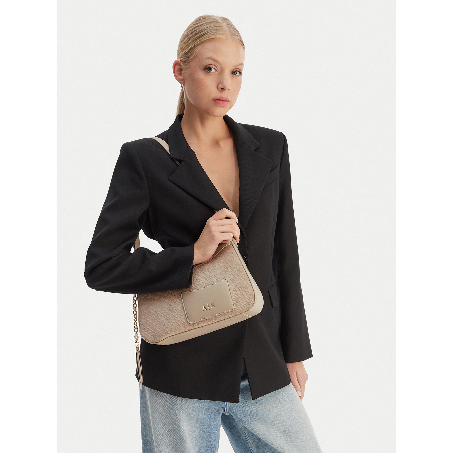 Kabelka Armani Exchange XW001213 AF22645 U6223 Béžová
