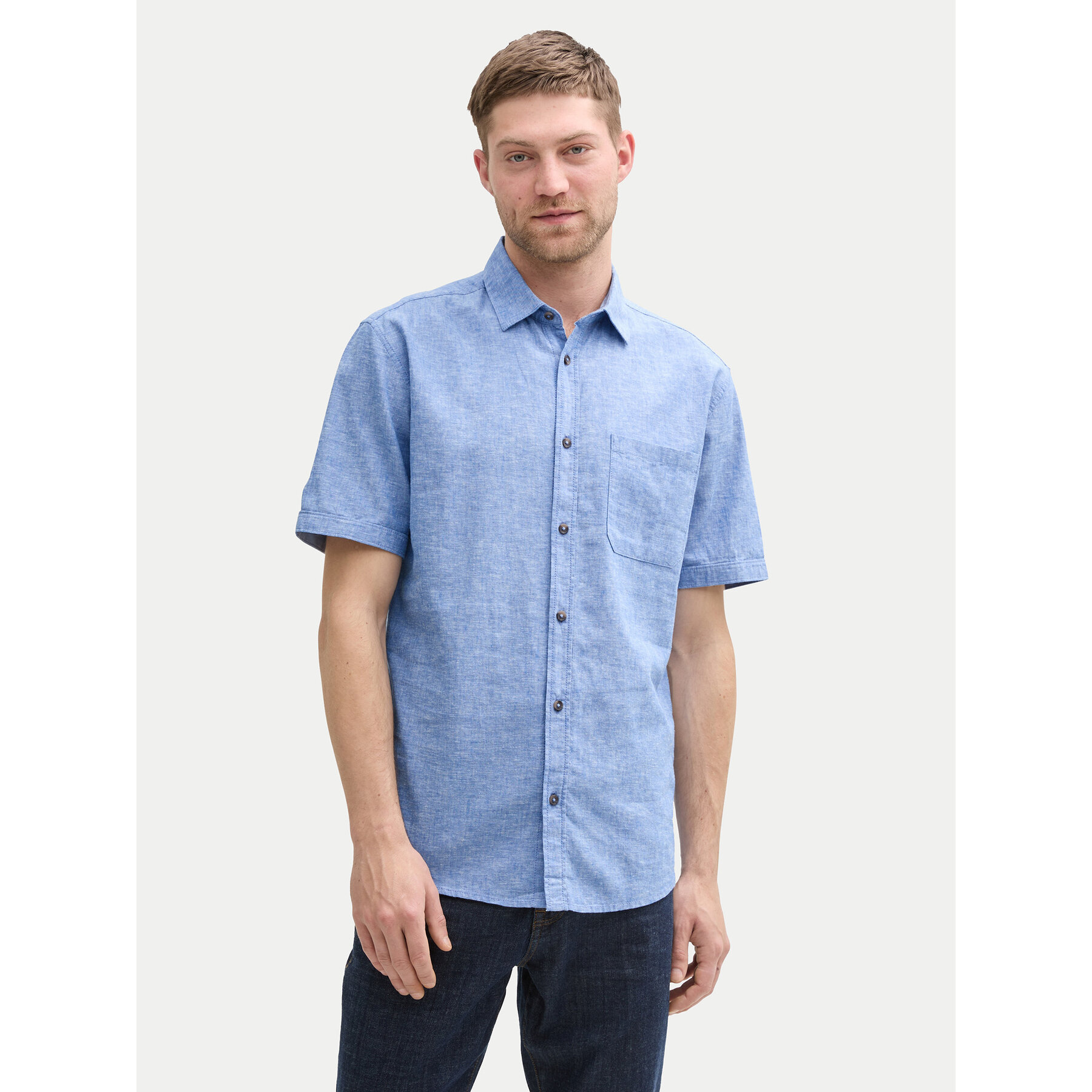 Tom Tailor Hemd 1045098 Blau Regular Fit