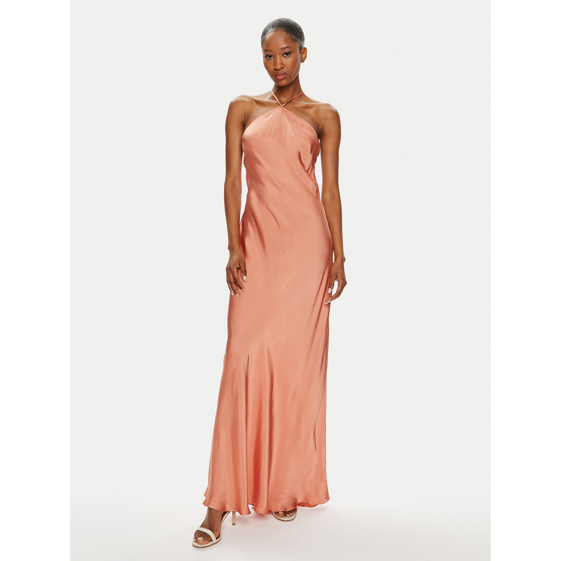 TWINSET Abendkleid 241TT2161 Orange Slim Fit