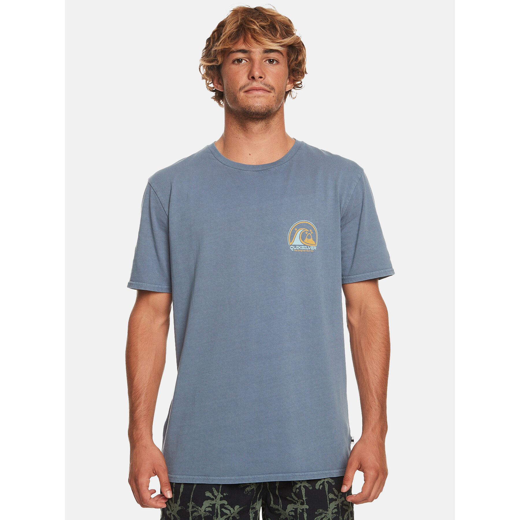 Quiksilver T-Shirt Cleancircle Tees EQYZT07491 Μπλε Regular Fit