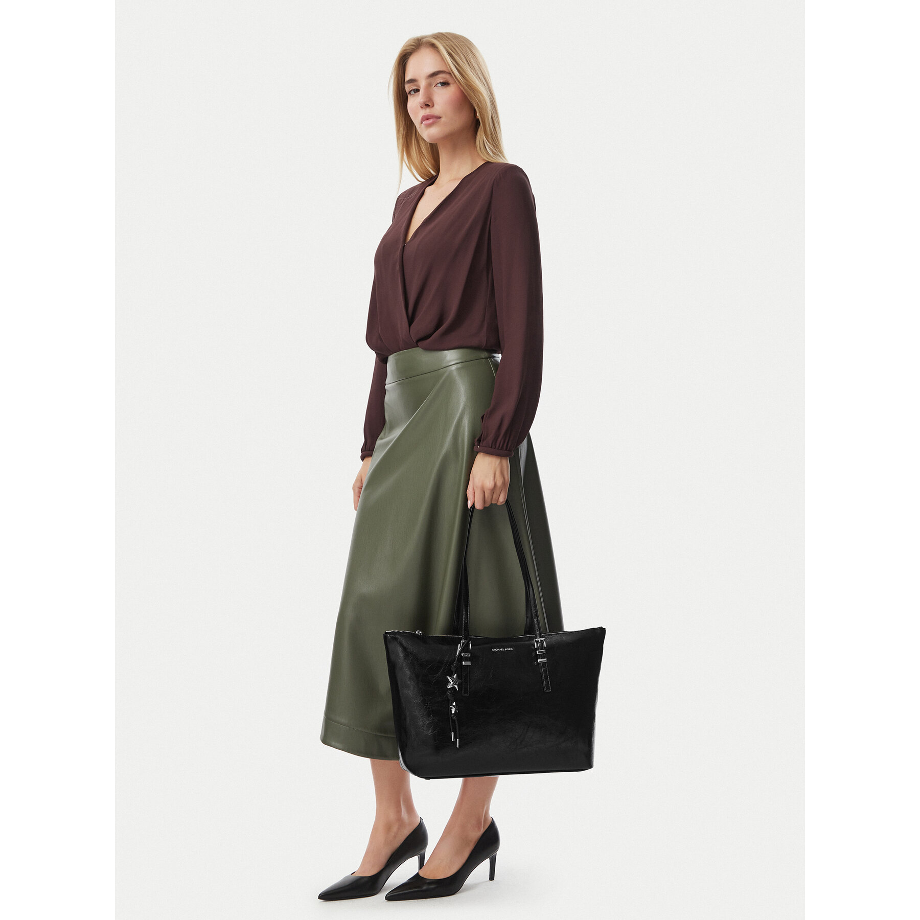 MICHAEL Michael Kors Τσάντα MICHAEL Michael Kors 30F6SQNT9U Μαύρο
