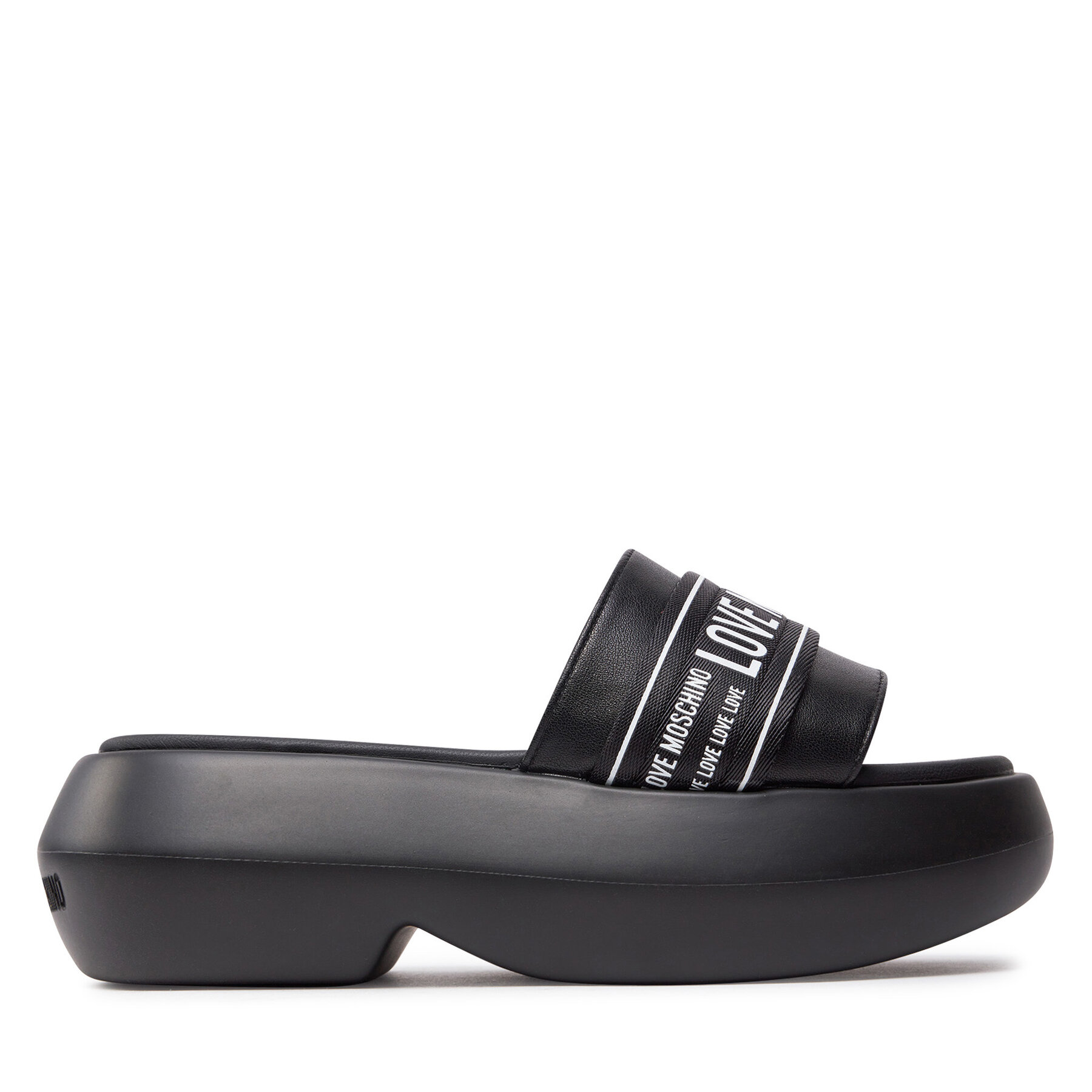 Donna Ciabatte LOVE MOSCHINO, Taglia 40, Nero, JA28107I0IIX700A, taglia : 40