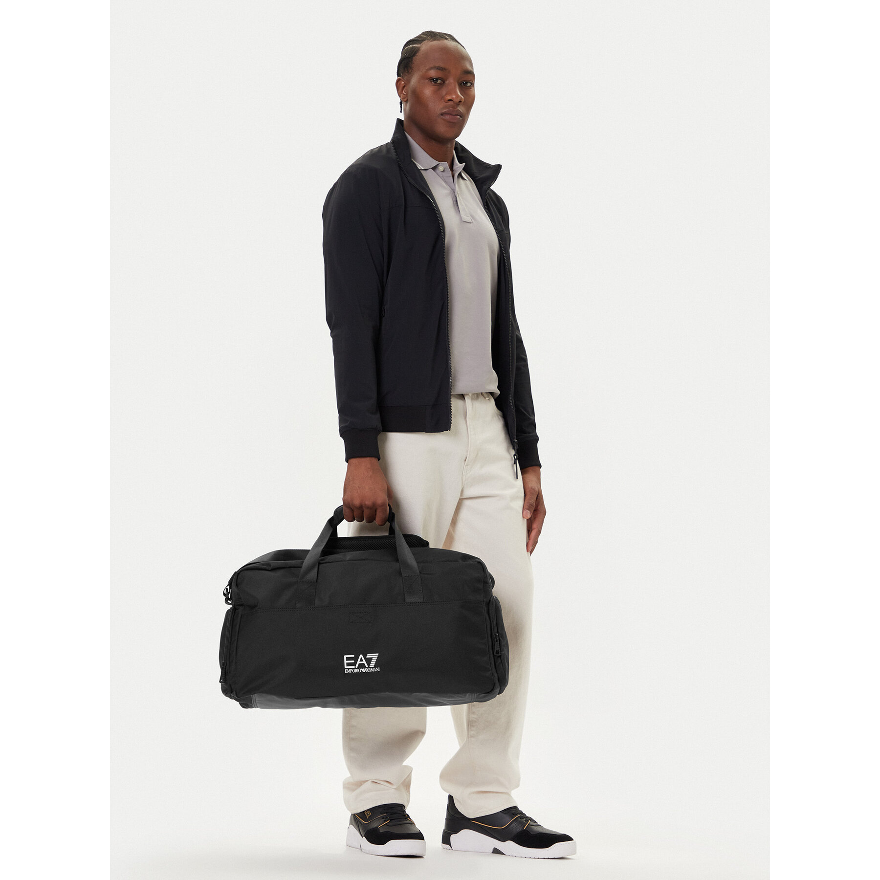 Geantă sport EA7 Emporio Armani 7X000288 AF19722 UC001 Negru