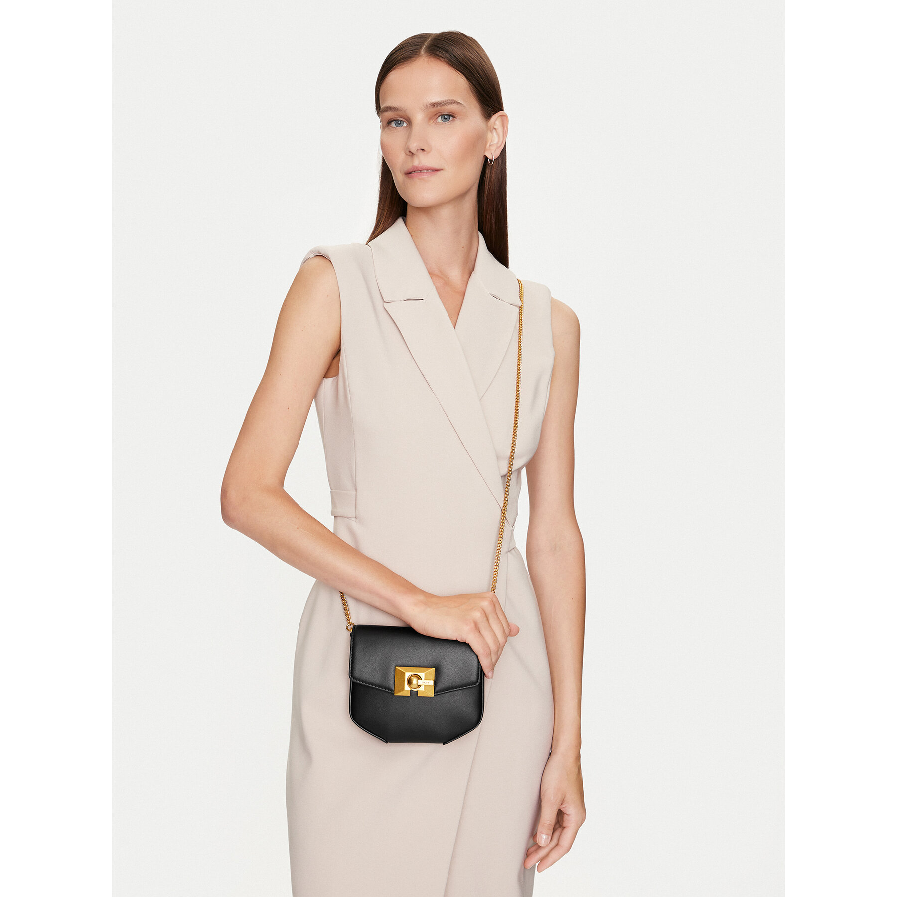 Дамска чанта DKNY Colette Sm Cbody R41EKC60 Черен