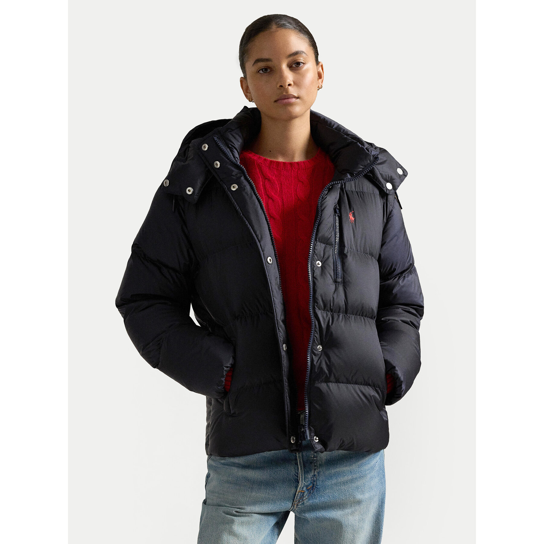 Polo Ralph Lauren Daunenjacke 211932183001 Dunkelblau Relaxed Fit