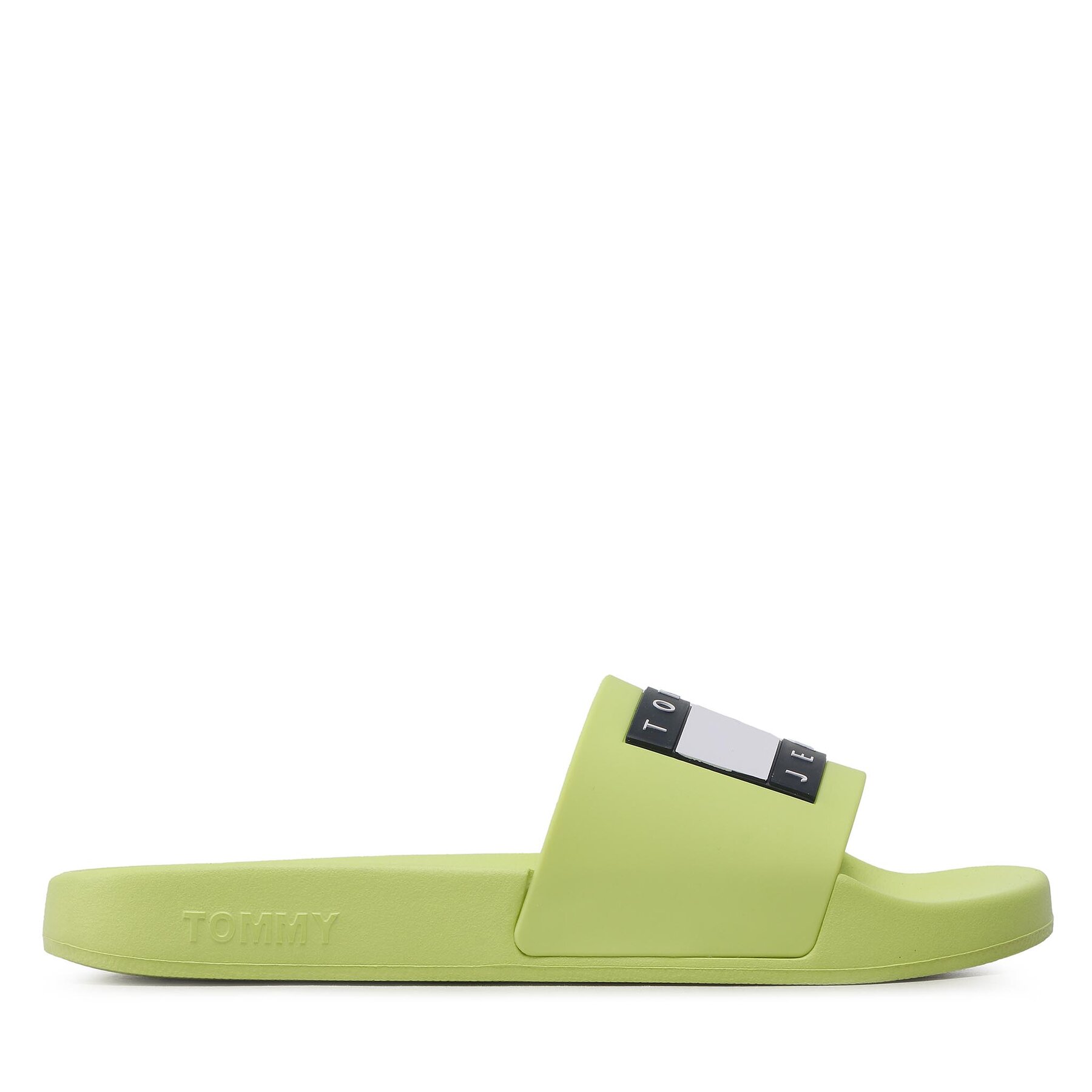  Papucs Tommy Jeans Flag Pool Sld Ess EN0EN02115 Zöld akciós termékkép 1