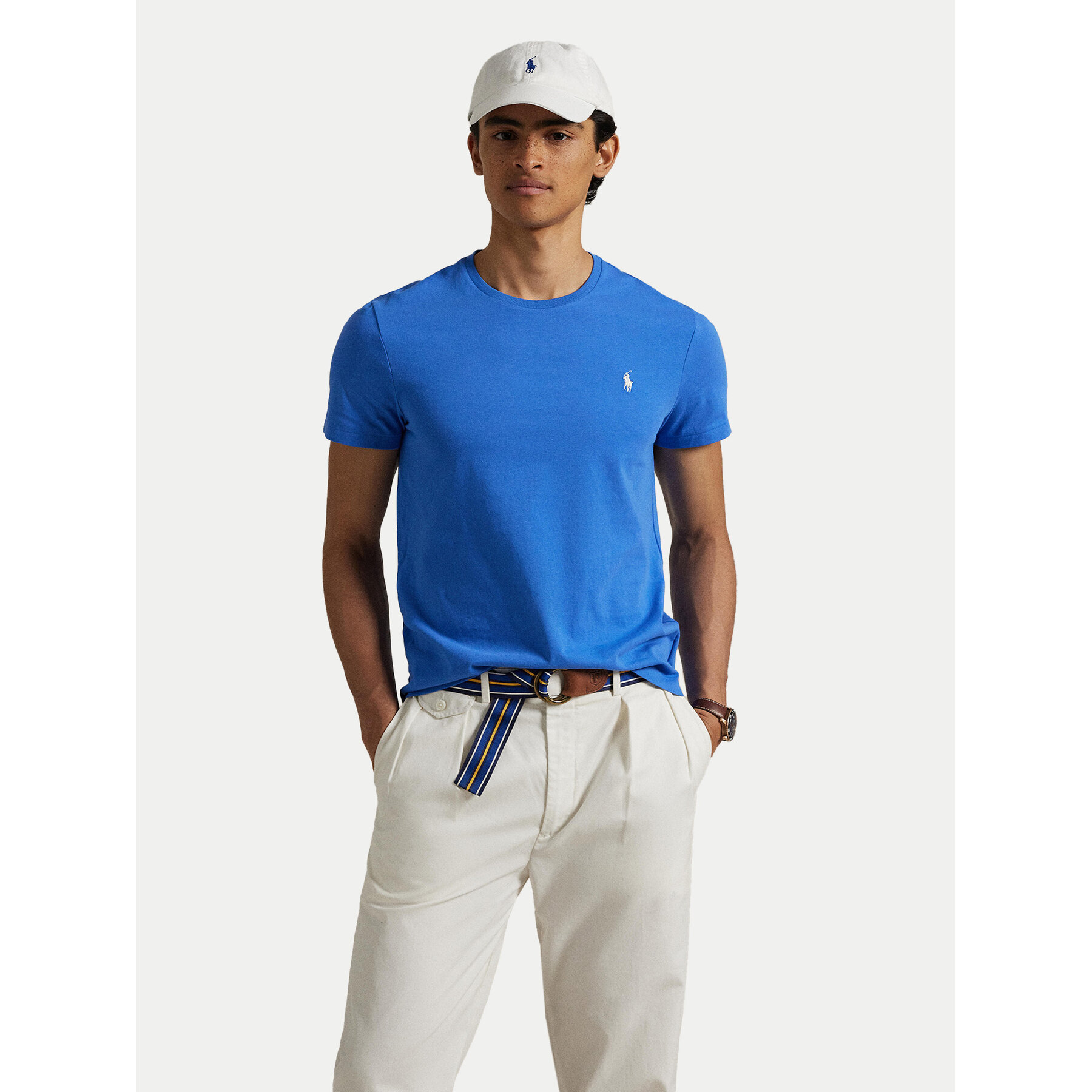 Polo Ralph Lauren T-shirt 710671438411 Blu Slim Fit
