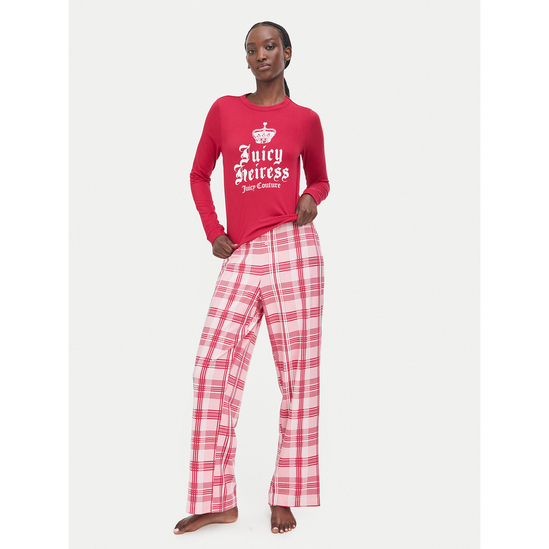 Juicy Couture Pidžama JCYPJ226854 Crvena Relaxed Fit
