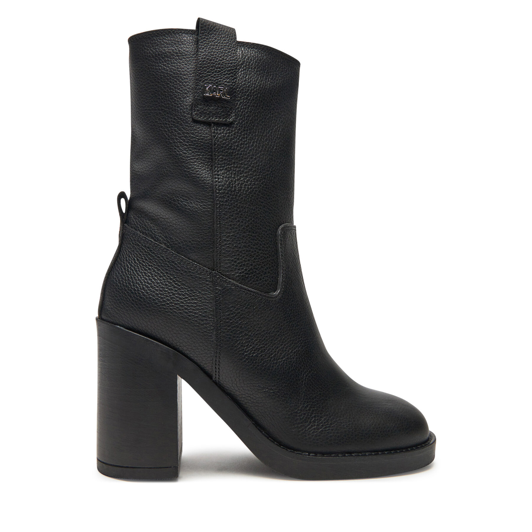 Členková obuv KARL LAGERFELD KL41874 Čierna