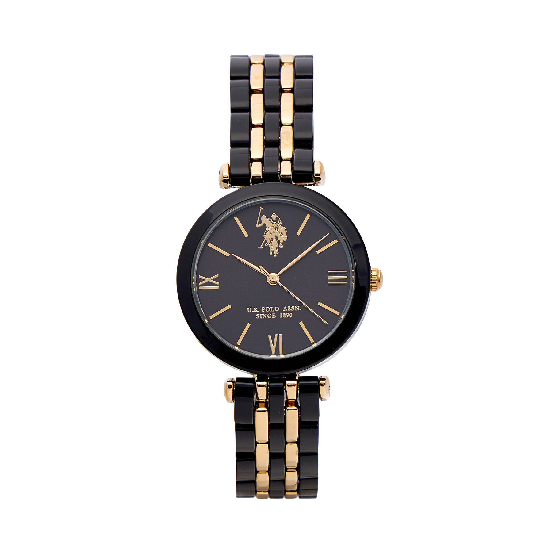 Часовник U.S. Polo Assn. Zaira USP8378BK Черен