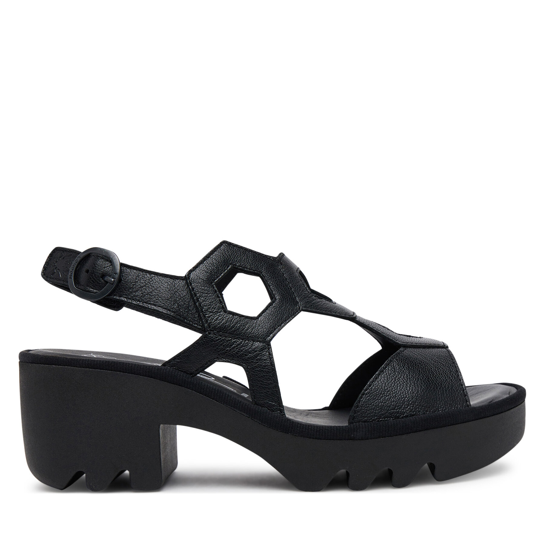 Sandale Fly London Tewafly P501573001 Negru