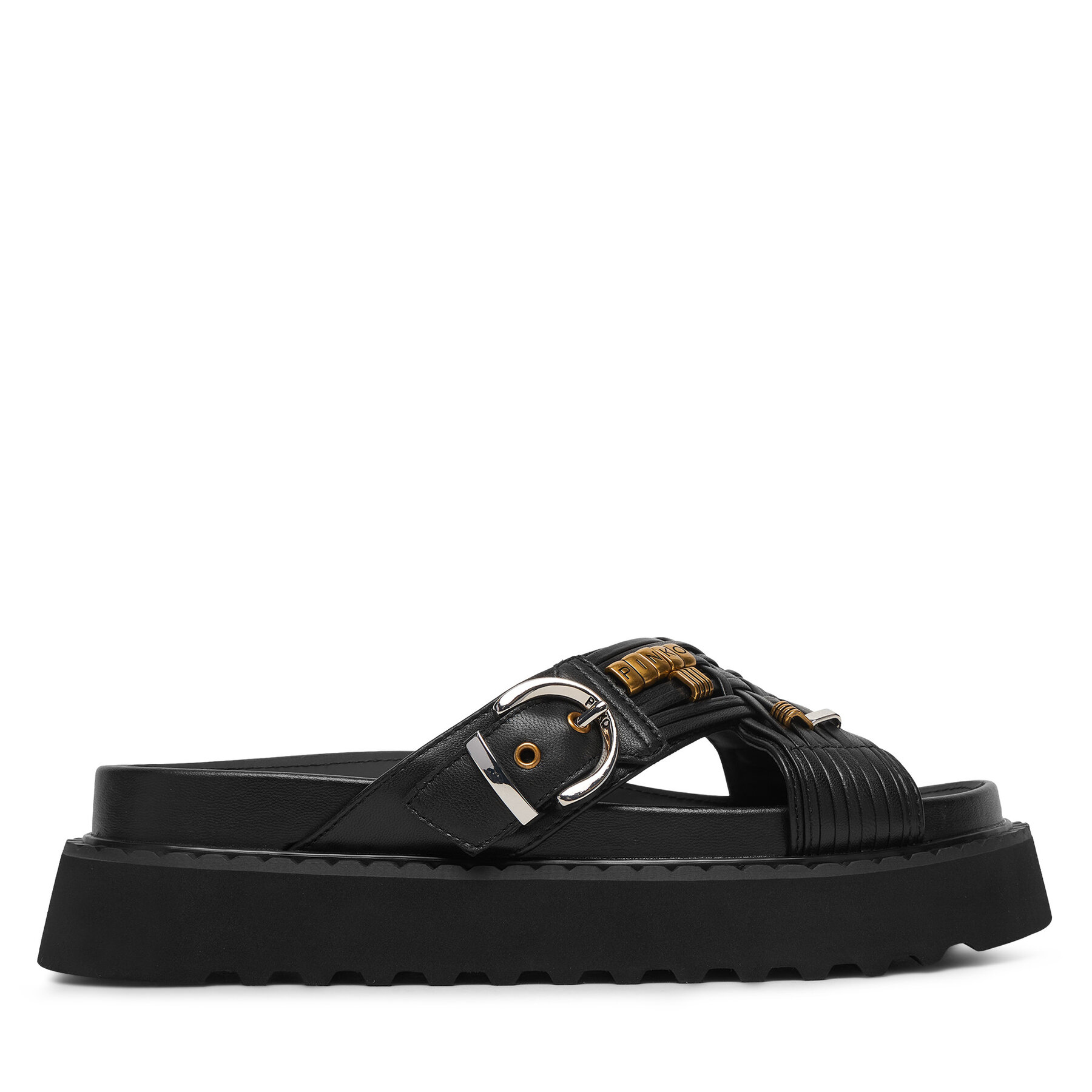 Şlapi PINKO Kate 09 SD0537 P003 Negru