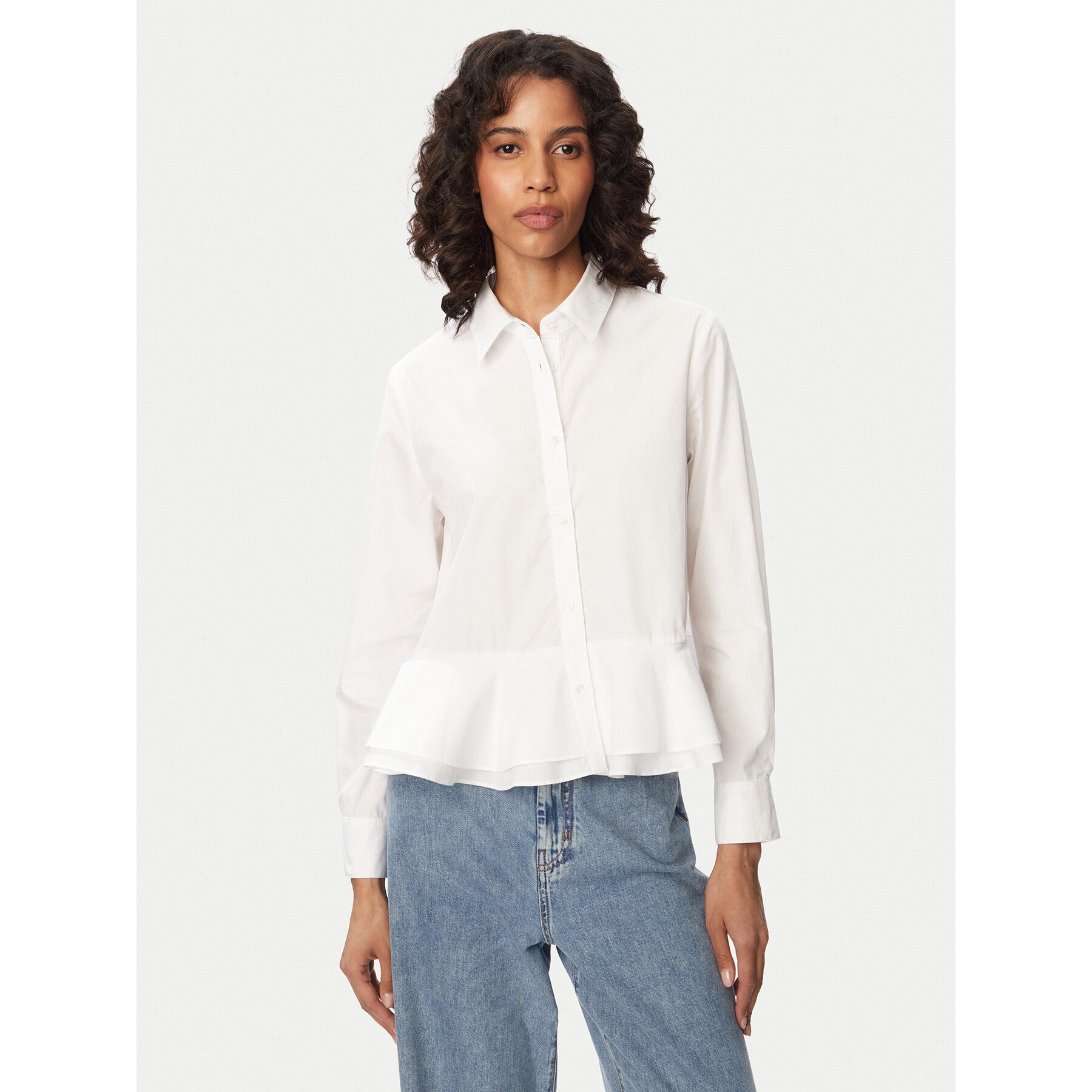 French Connection Hemd Cambria 729C7 Weiß Regular Fit