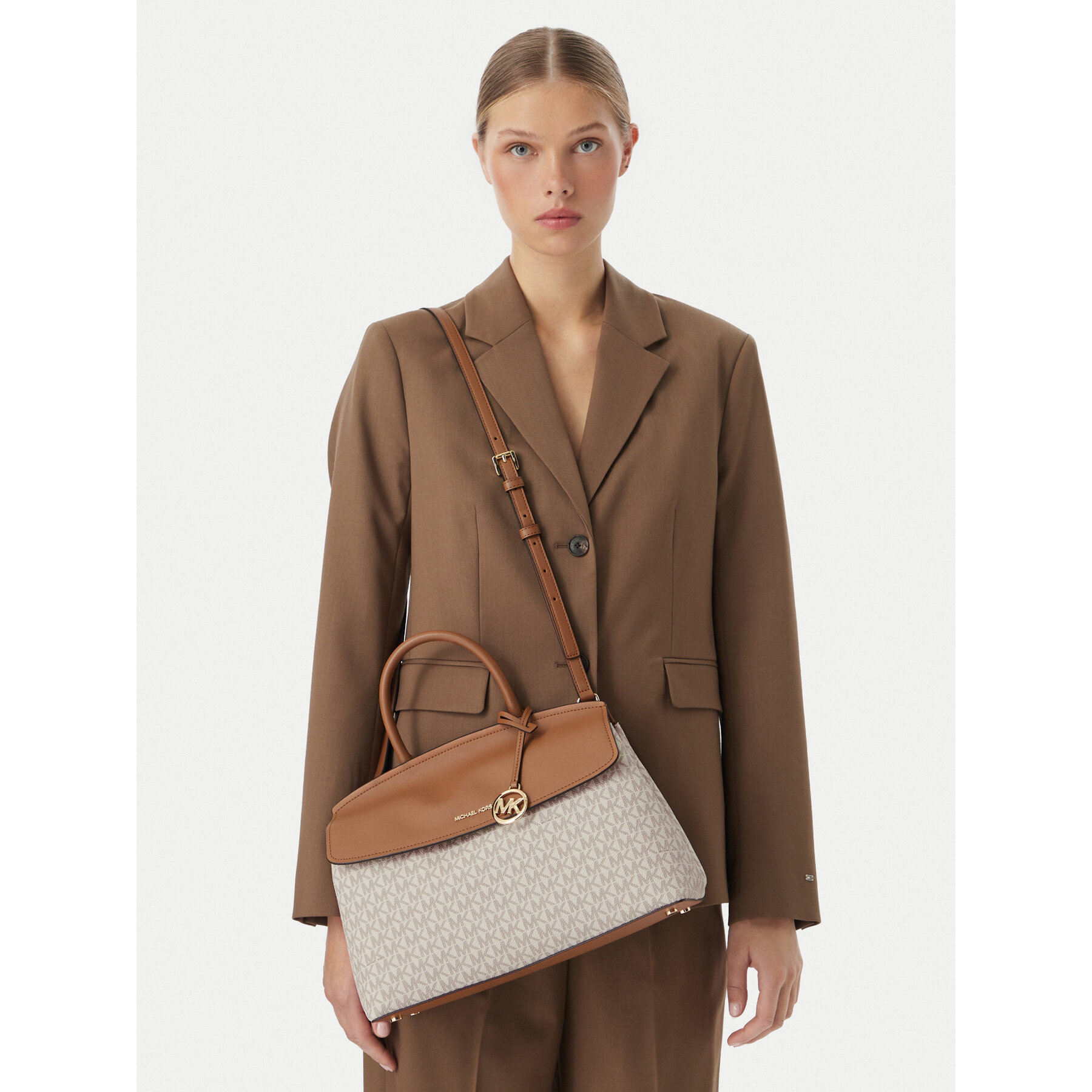 Geantă MICHAEL Michael Kors 30T6GX7S2B Crem