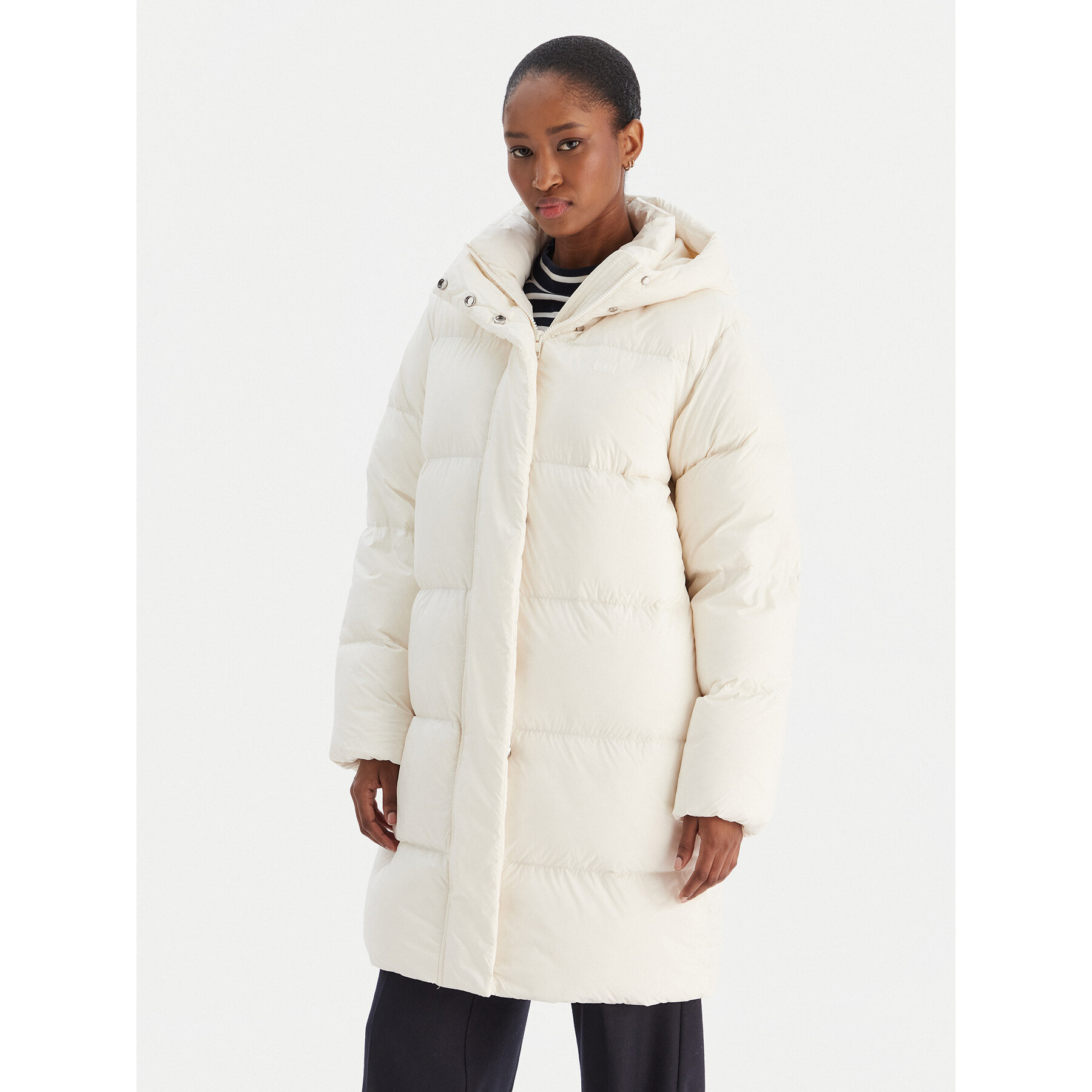 Tommy Hilfiger Daunenjacke Modern WW0WW46535 Écru Regular Fit