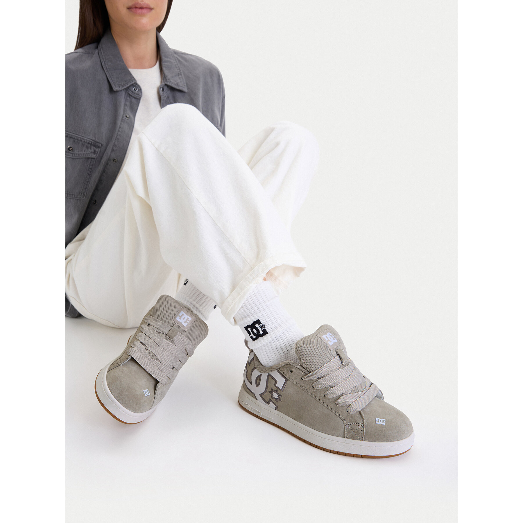 Sneakersy DC Shoes V5-10116 Sivá