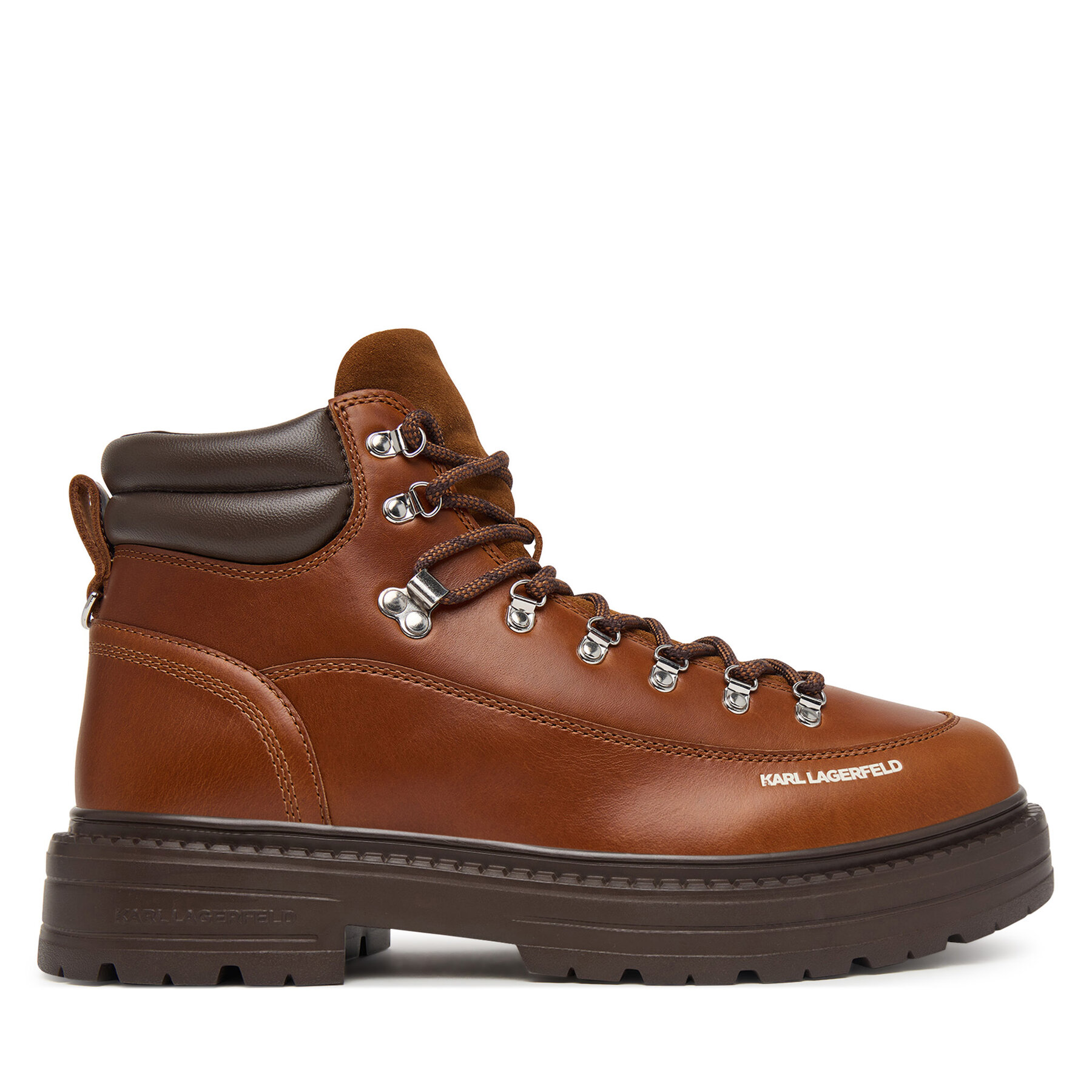 Gležnjače KARL LAGERFELD Miles KL10246 Smeđa