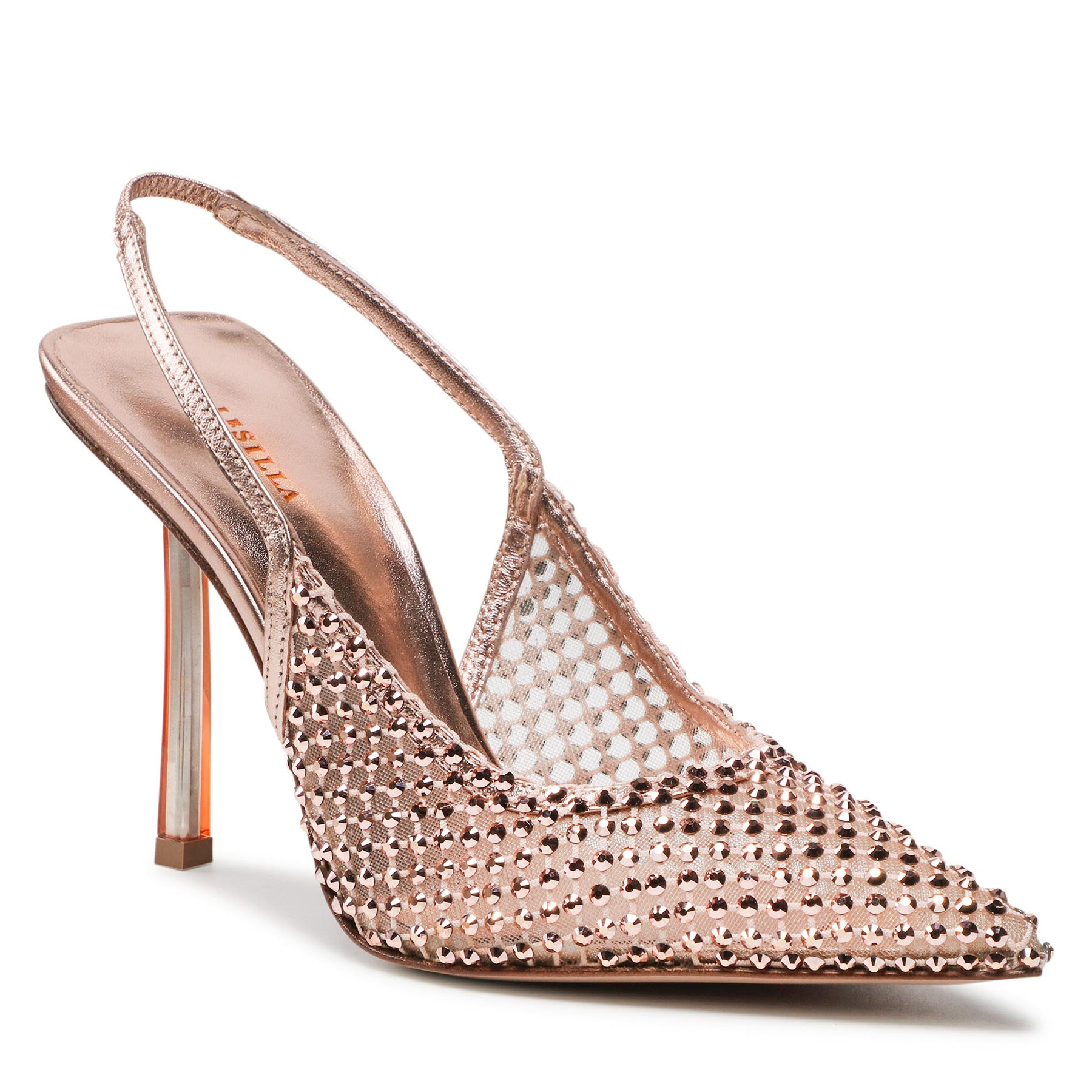 Sandale Le Silla Chanel Gilda Stocking 2299U090P1PPCAZ908 Oro/Rosa