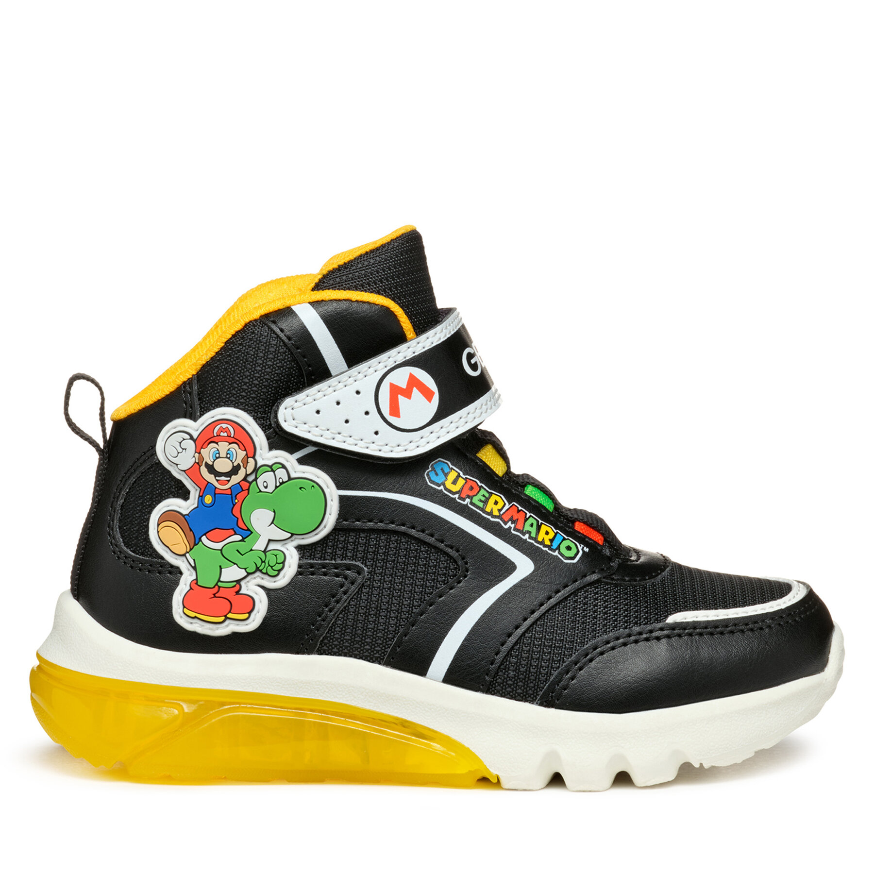 Сникърси Geox J Ciberdron Boy J46LBJ 054FU C0054 D Черен