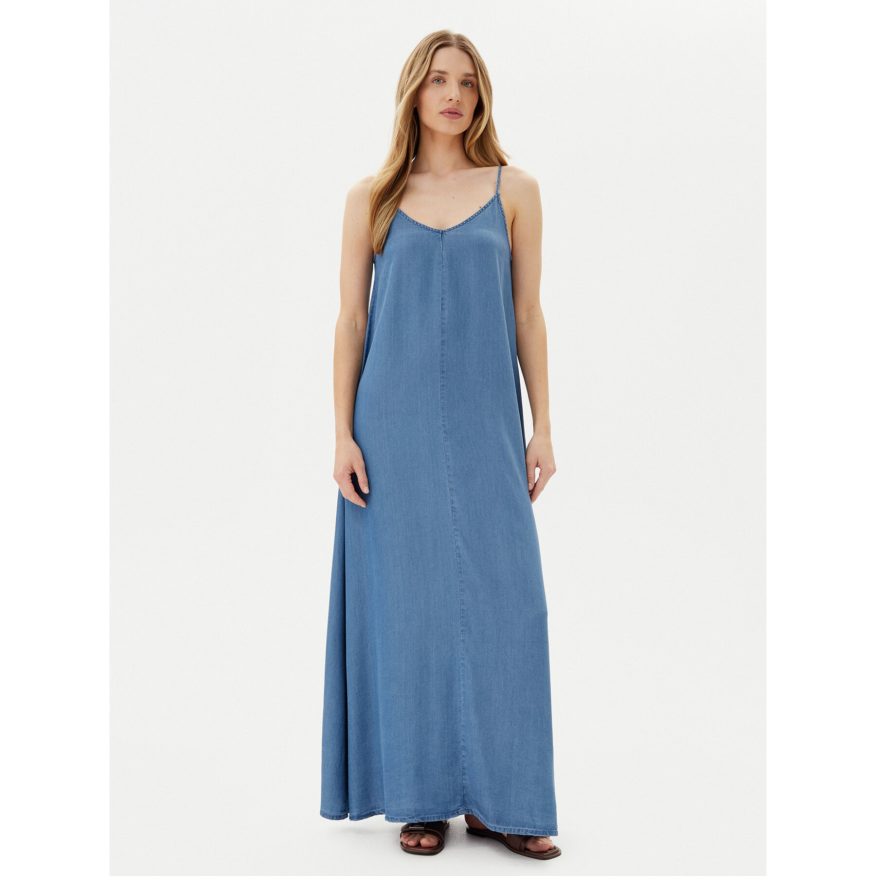 Only Sommerkleid Charis 15337932 Blau Loose Fit