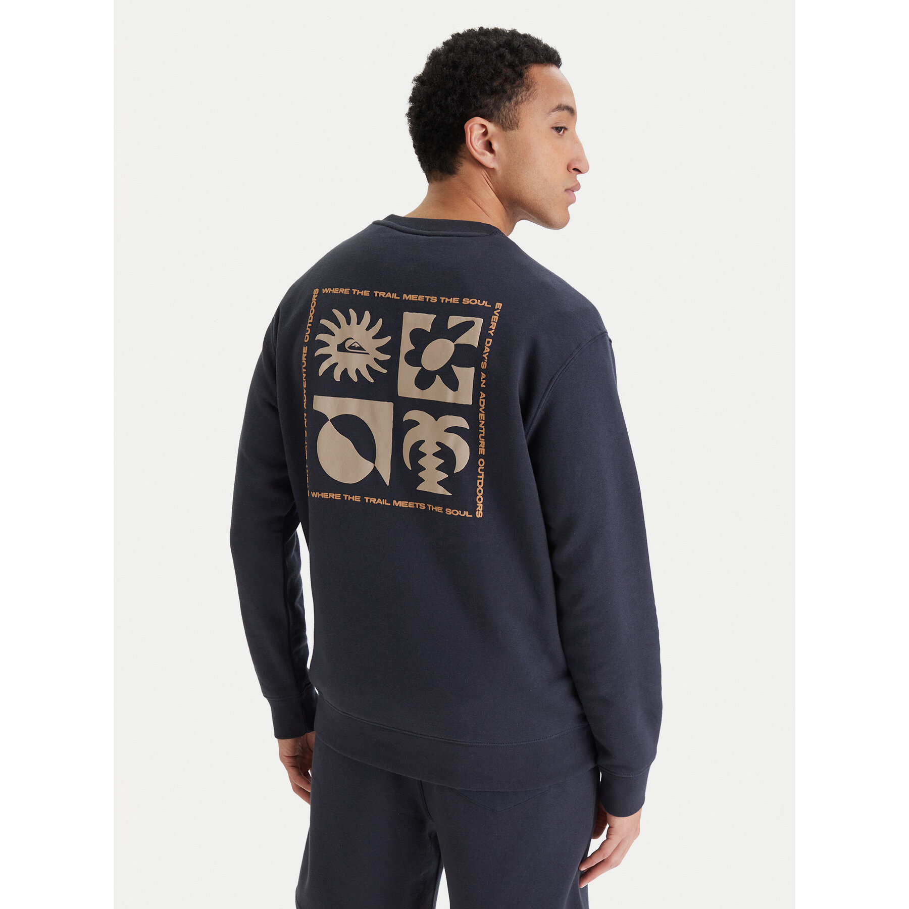Quiksilver Sweatshirt Salt Water EQYFT05196 Dunkelblau Regular Fit