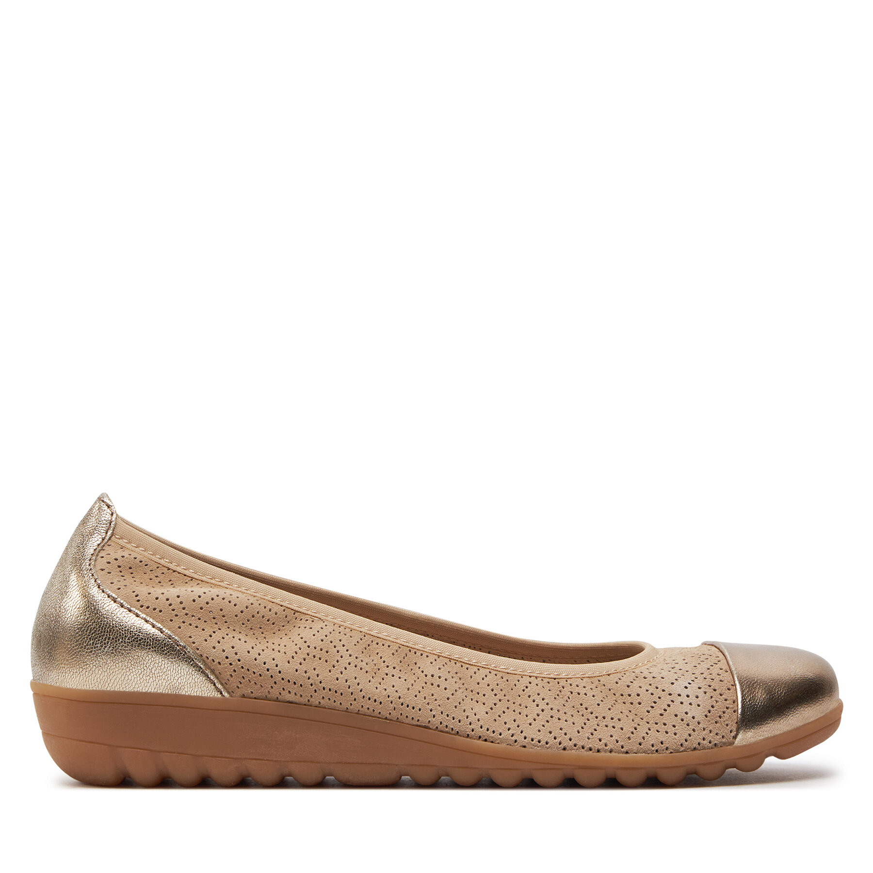 Női Balerina Caprice, Méret: 36, Bézs, 9-22103-42