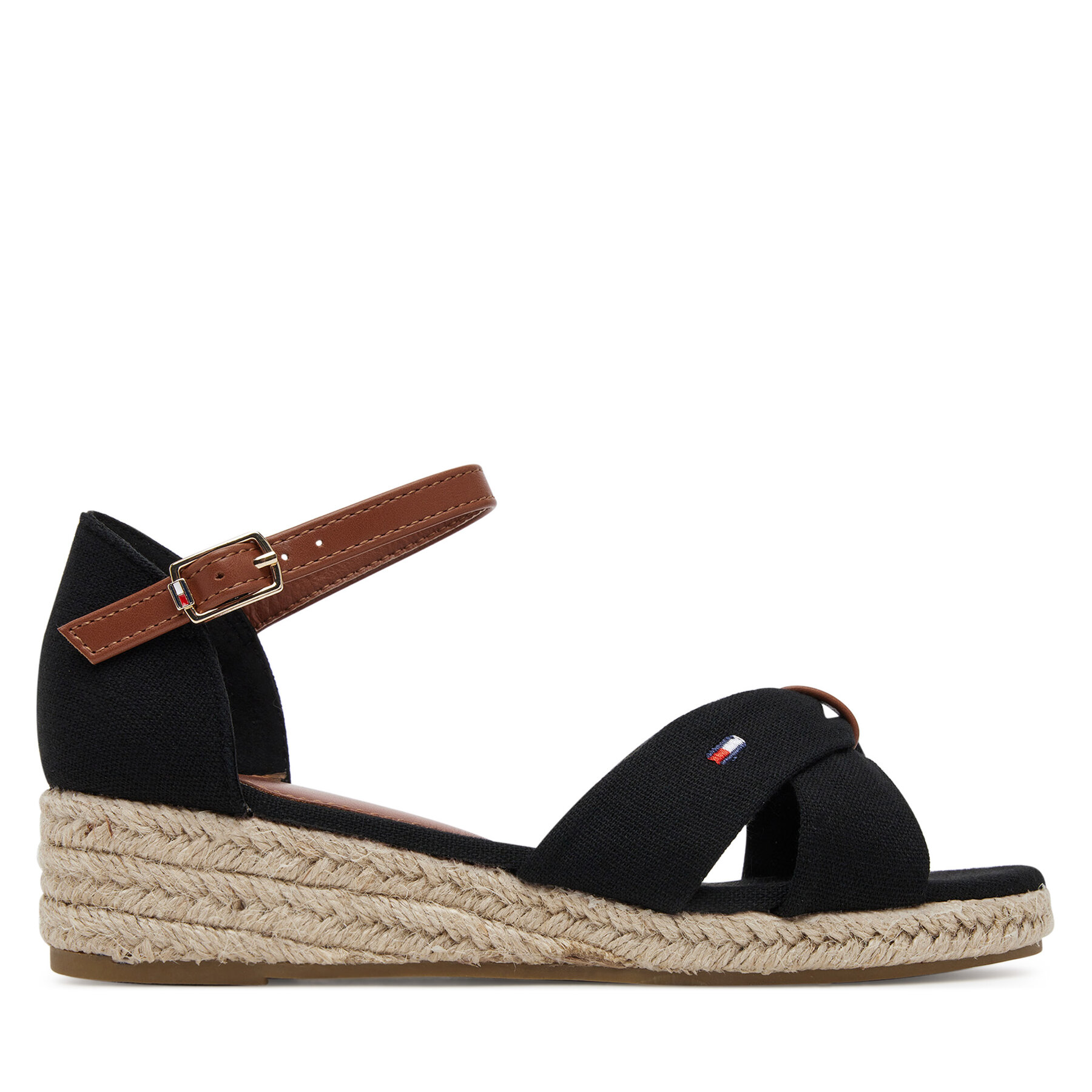 Espadrile Tommy Hilfiger T3A7-33801-0048 M Negru
