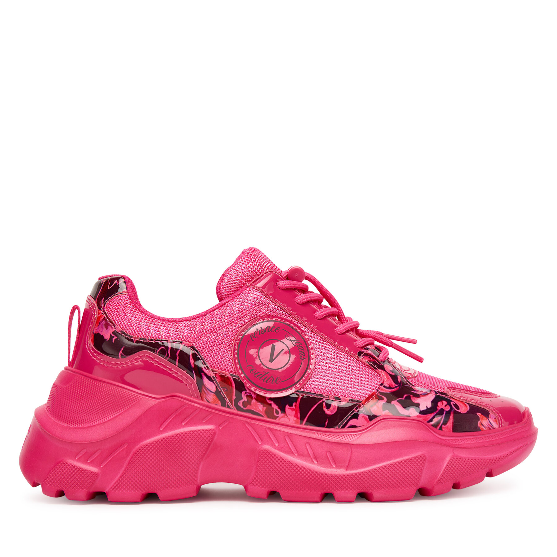 Sneakersy Versace Jeans Couture 79VA3SC7 ZSC80 U70 Ružová