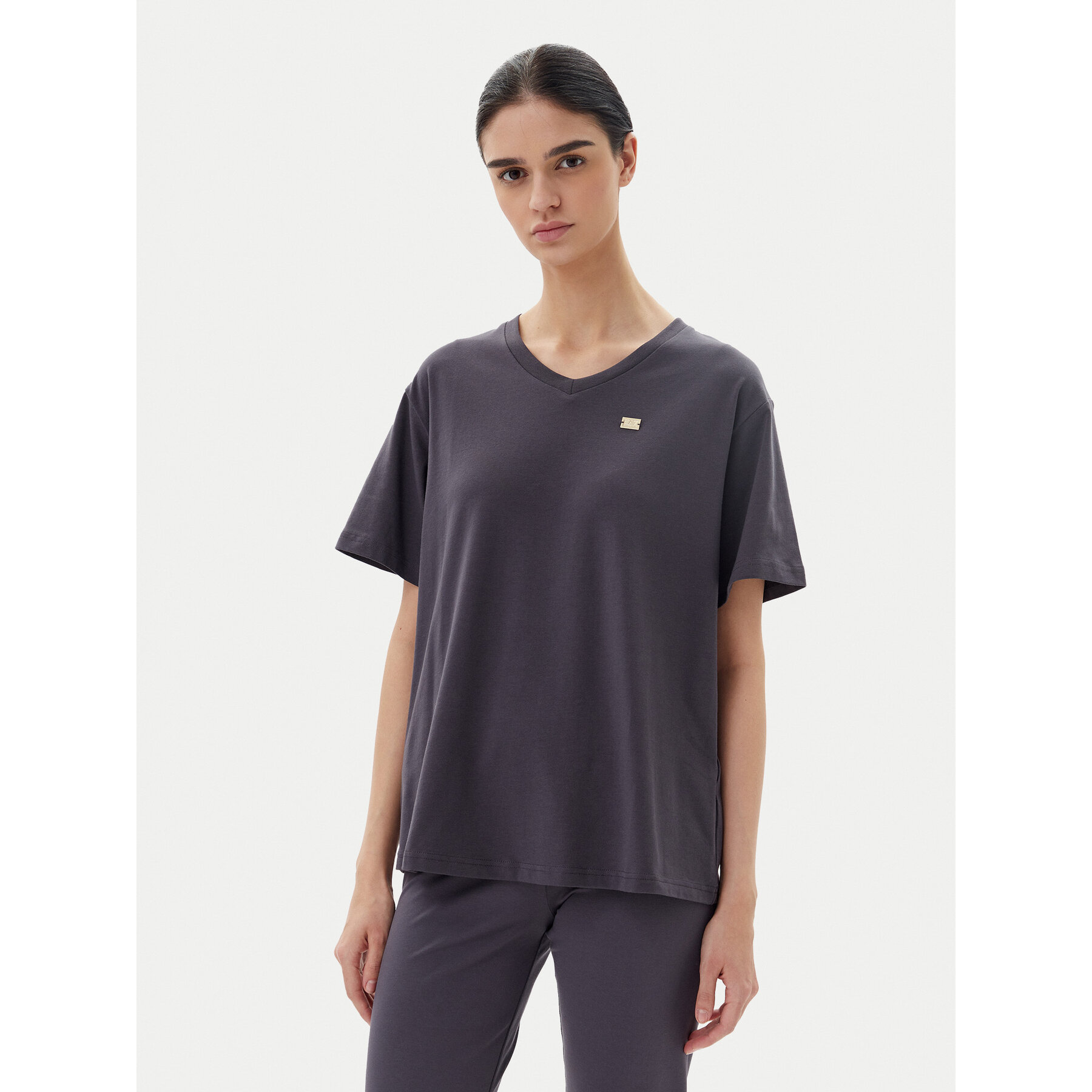 EA7 Emporio Armani T-Shirt 7W000029 AF10373 U8115 Grigio Loose Fit