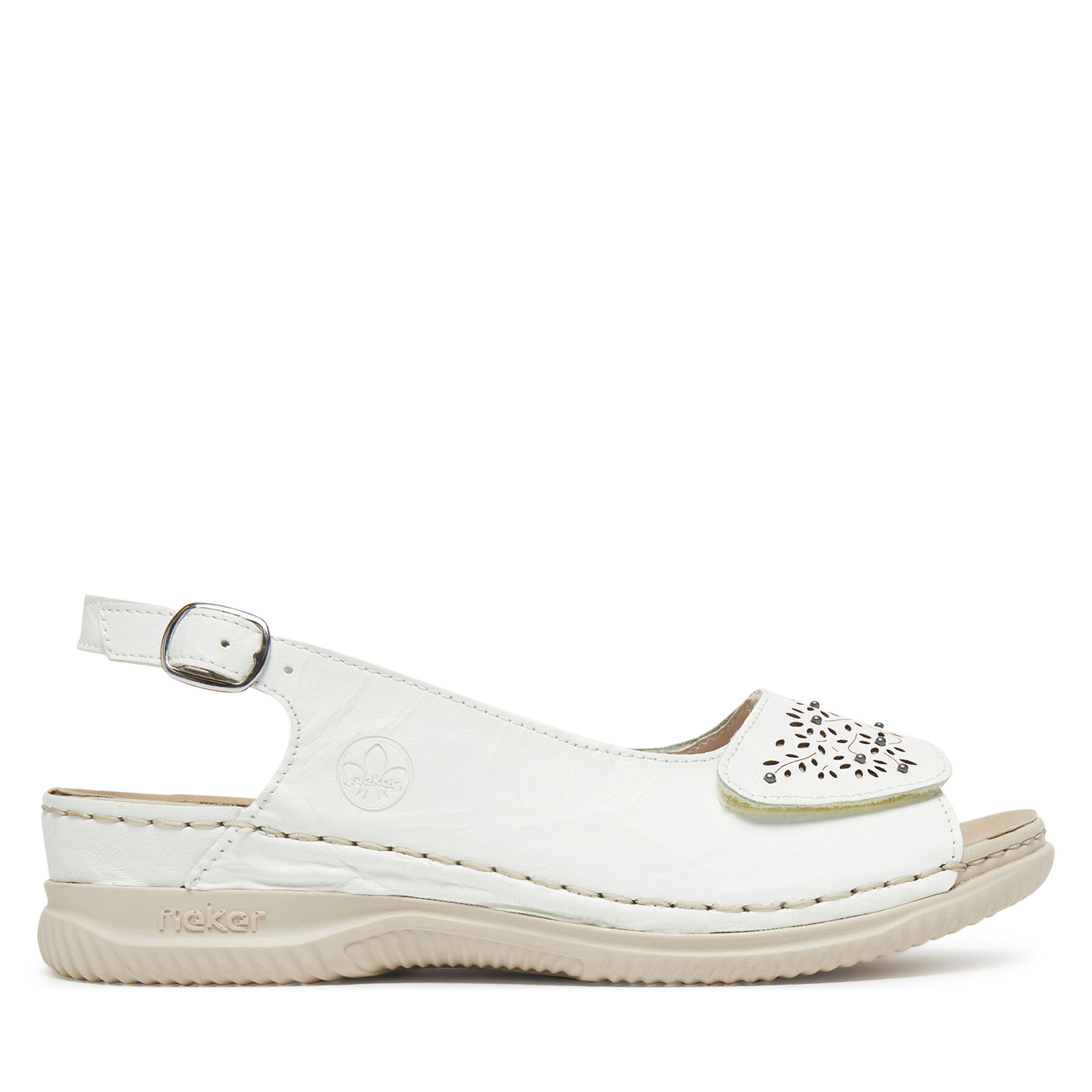 Sandali Rieker V7450-80 Bianco