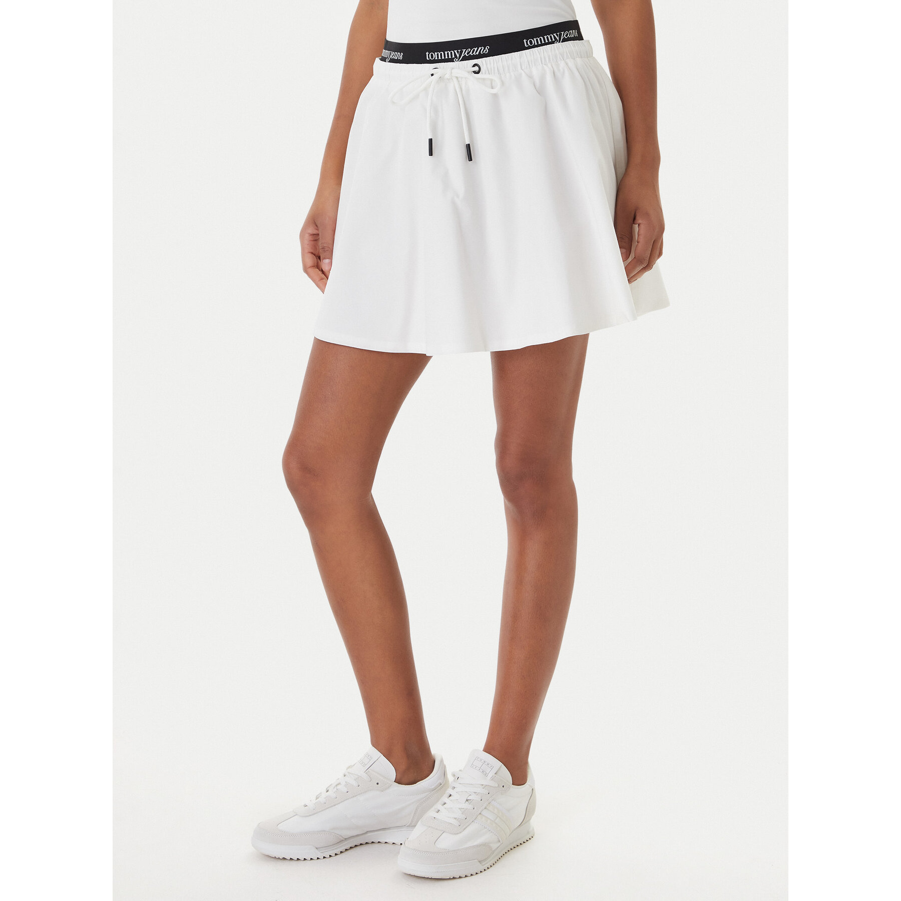 Tommy Jeans Minirock DW0DW22299 Weiß Regular Fit