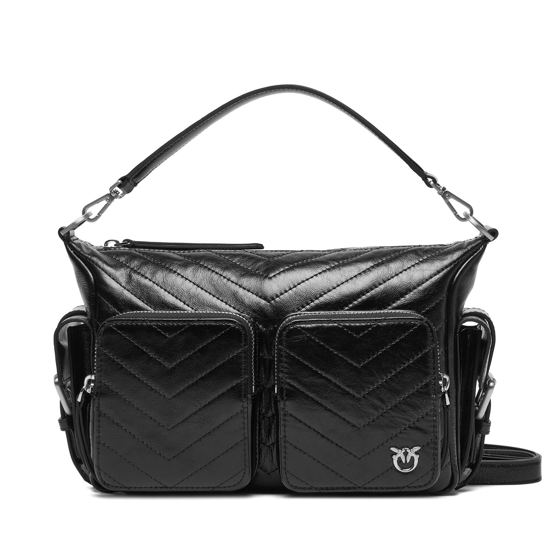 Geantă PINKO Cargo Camera Bag Al 25-25 PLTT 105110 A2JC Negru