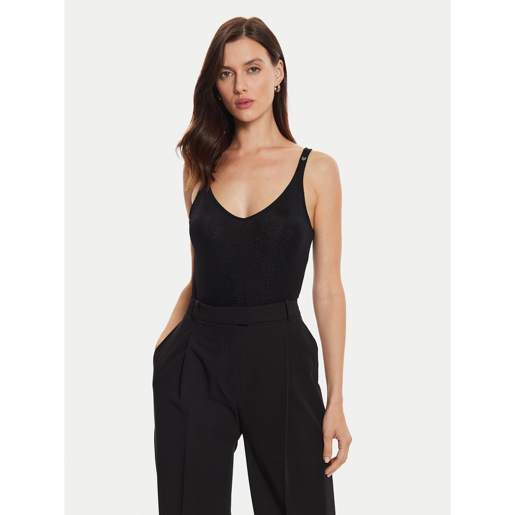 Morgan Top 232-DANIEL Nero Slim Fit