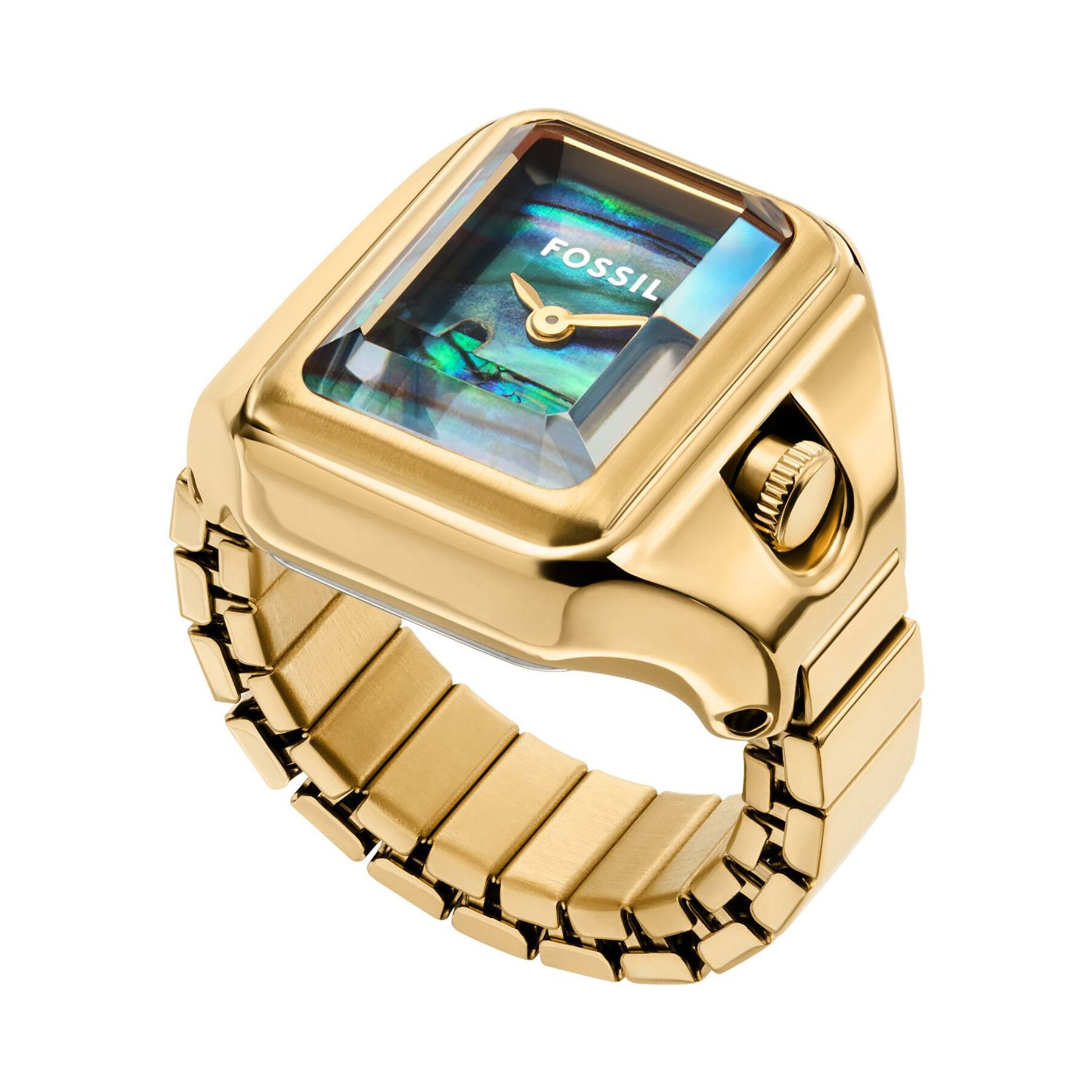 Hodinky Fossil Raquel Watch Ring ES5411 Zlatá
