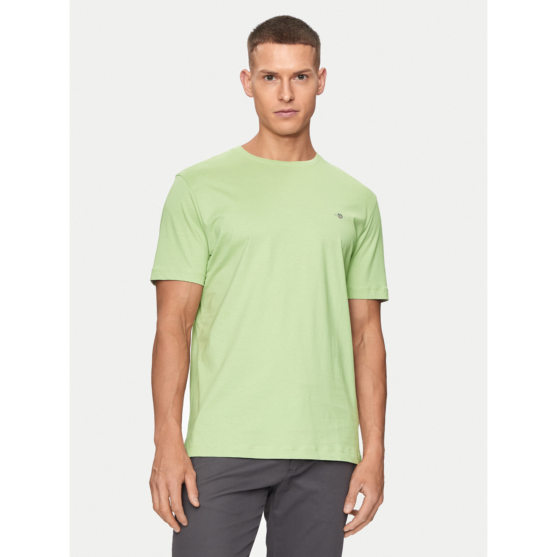 Gant T-Shirt Shield 2003184 Πράσινο Regular Fit