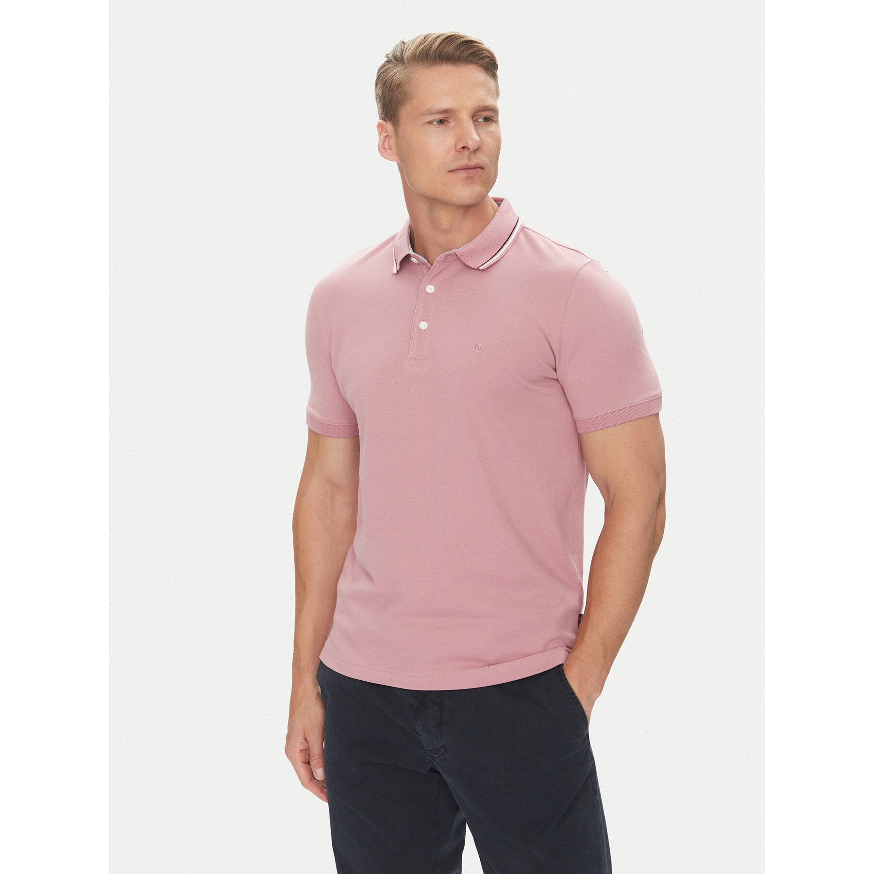 Pierre Cardin Polo C5 21374.2112 Ροζ Regular Fit